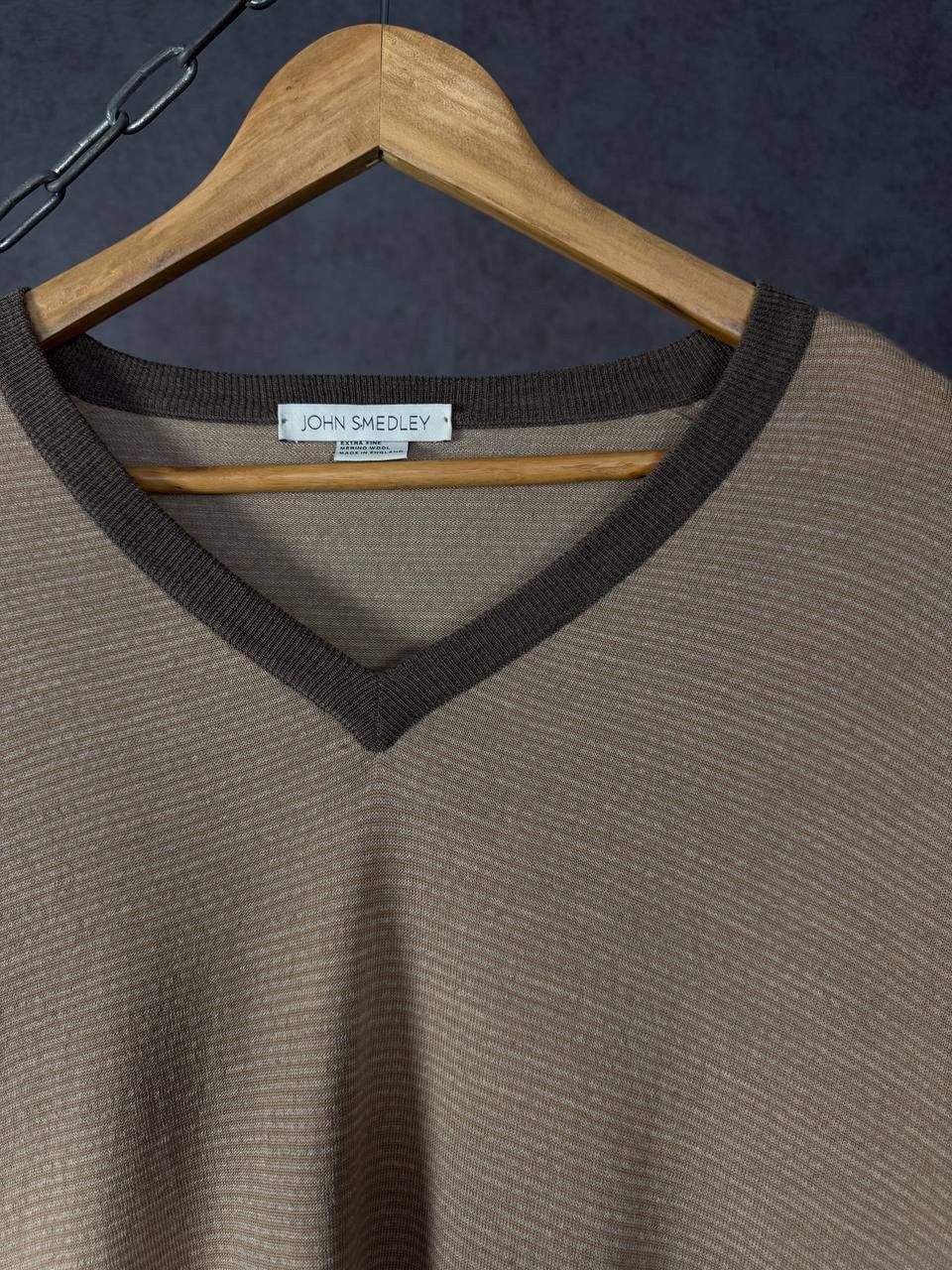 John Smedley John Smedley designer v neck sweater Size US L / EU 52-54 / 3 - 2 Thumbnail