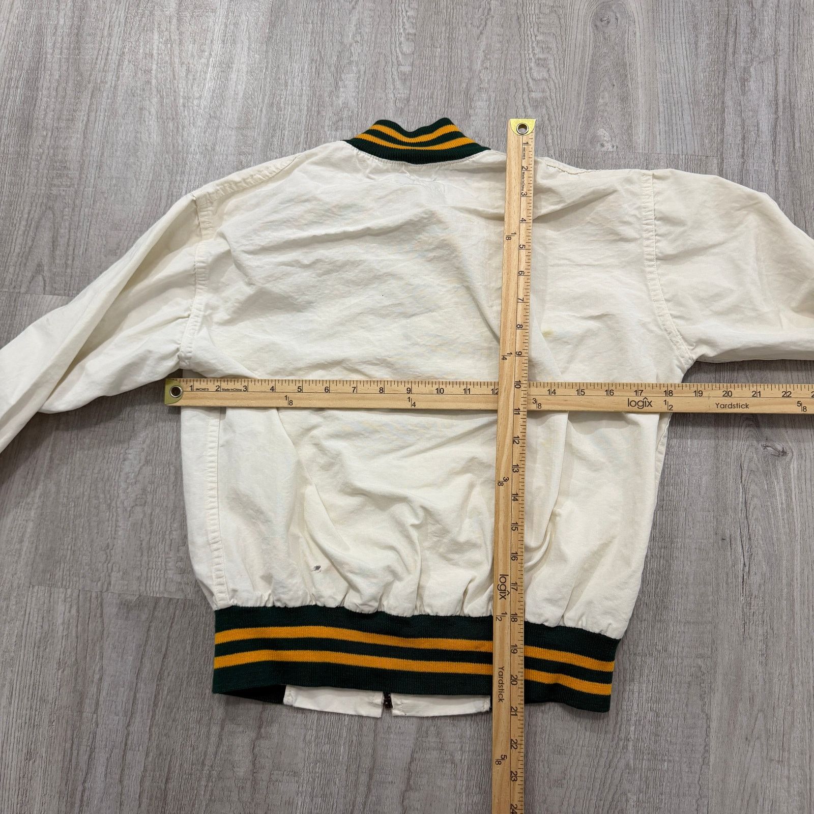 Vintage Vintage Le Moyne College Bomber Jacket Men's Small White 60s Size US S / EU 44-46 / 1 - 10 Thumbnail