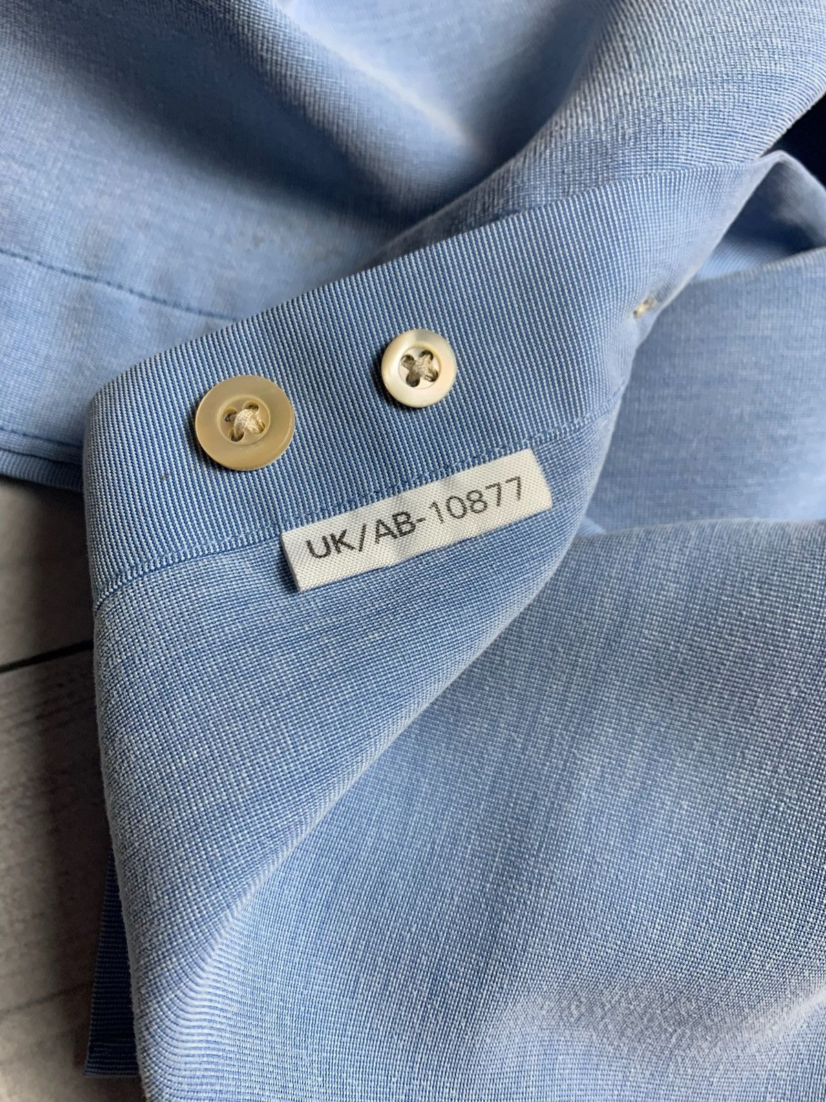Vintage × Yves Saint Laurent Vintage Yves Saint Laurent shirt size XL logo blue Size US XL / EU 56 / 4 - 7 Thumbnail