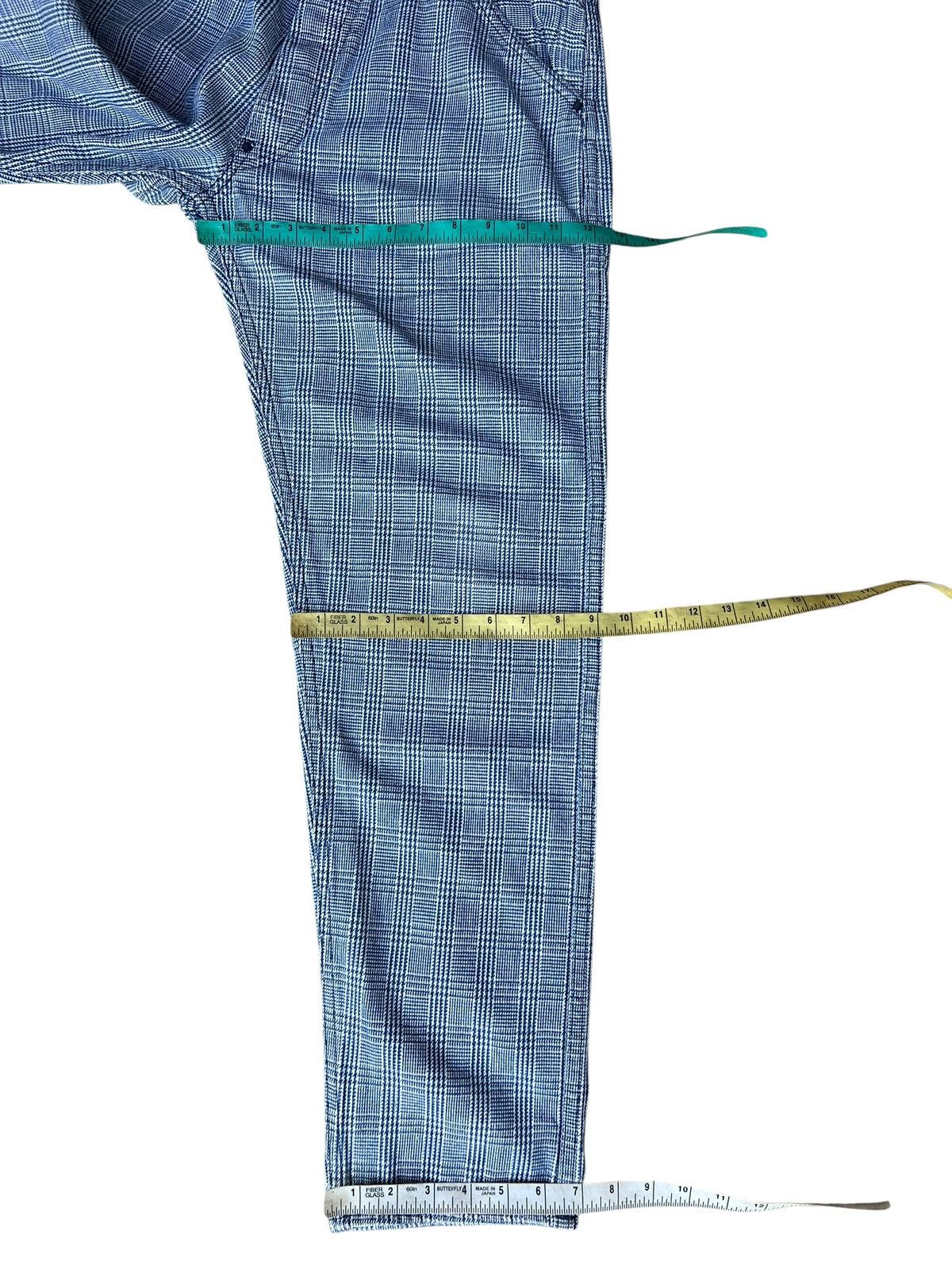 Evisu Vintage Archive Evisu Japan Checkered Jeans Size US 33 - 5 Thumbnail
