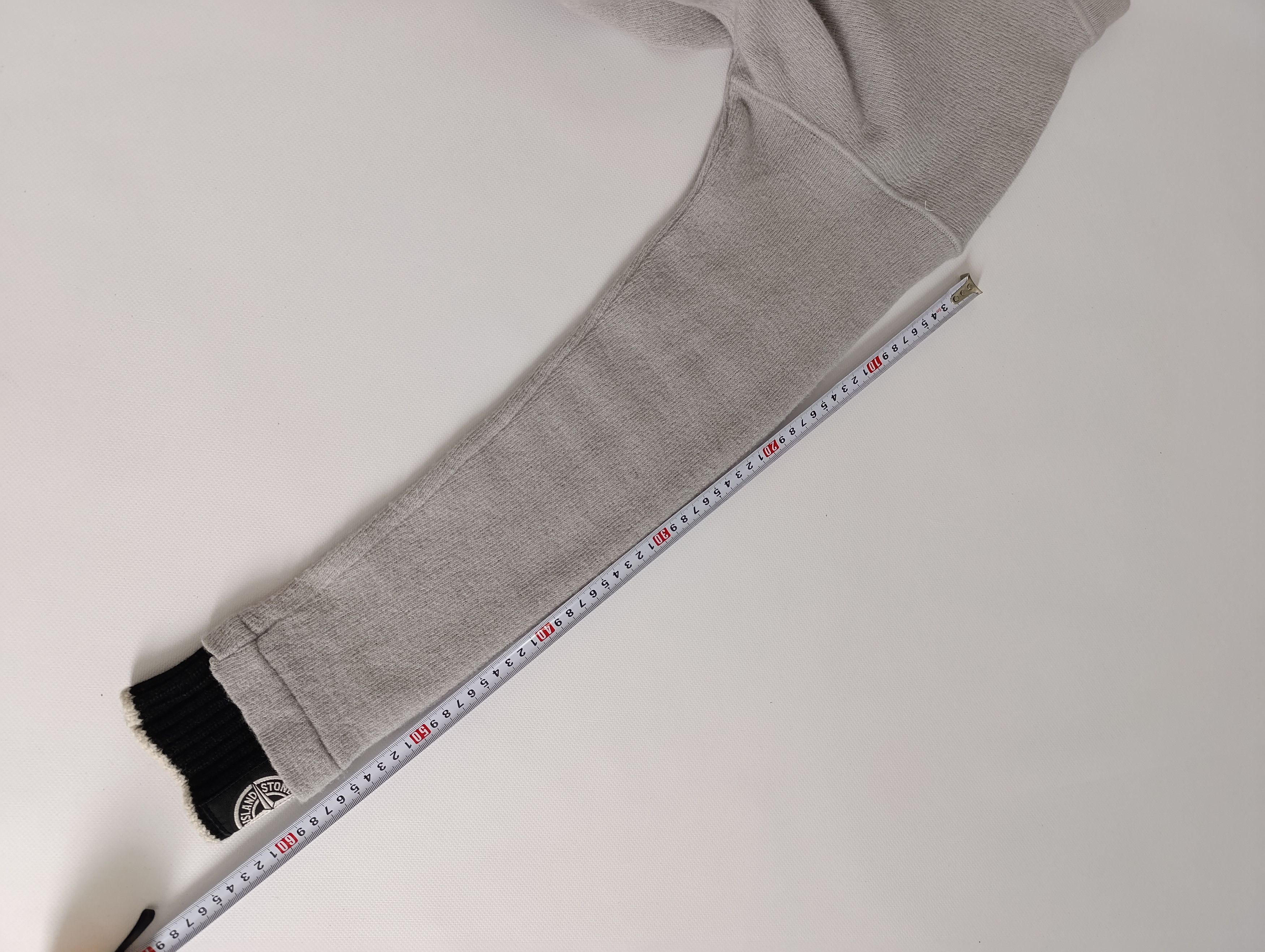 Stone Island STONE ISLAND PATCH BLACK-CUFF HIGH-NECK VINTAGE SWEATER Size US XL / EU 56 / 4 - 22 Thumbnail