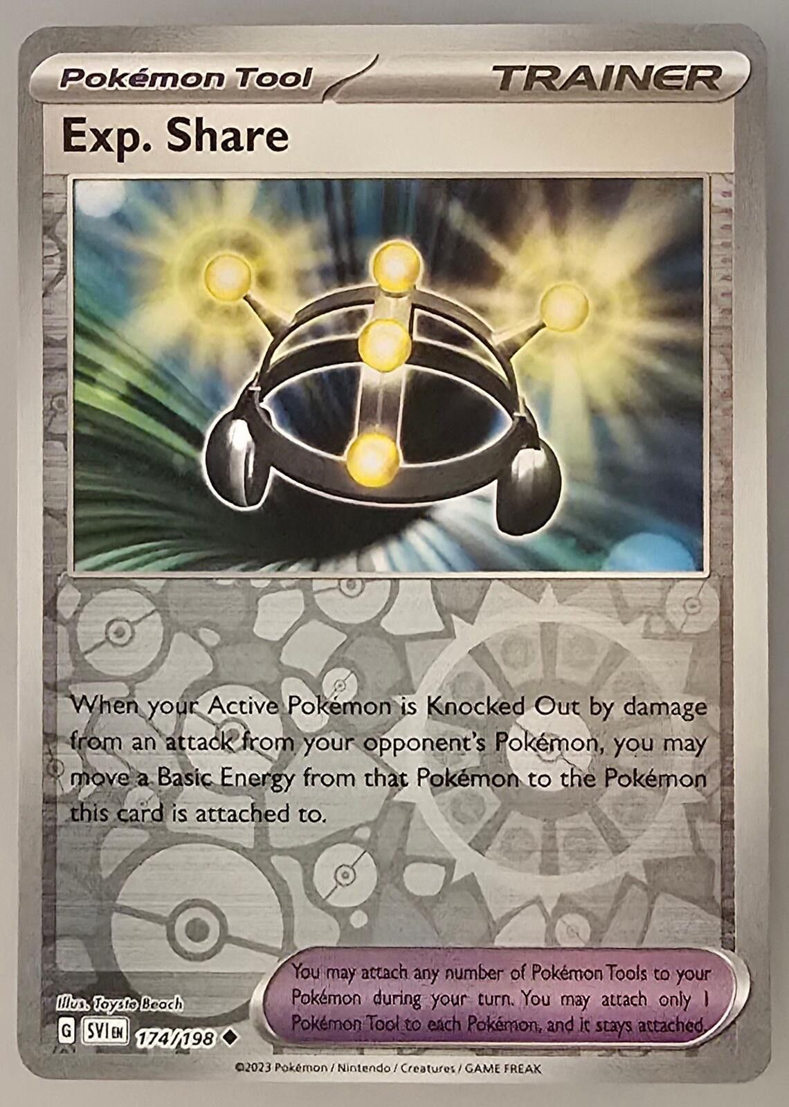 Pokemon Exp. Share Pokémon Tool card from Scarlet & Violet Size ONE SIZE - 1 Thumbnail
