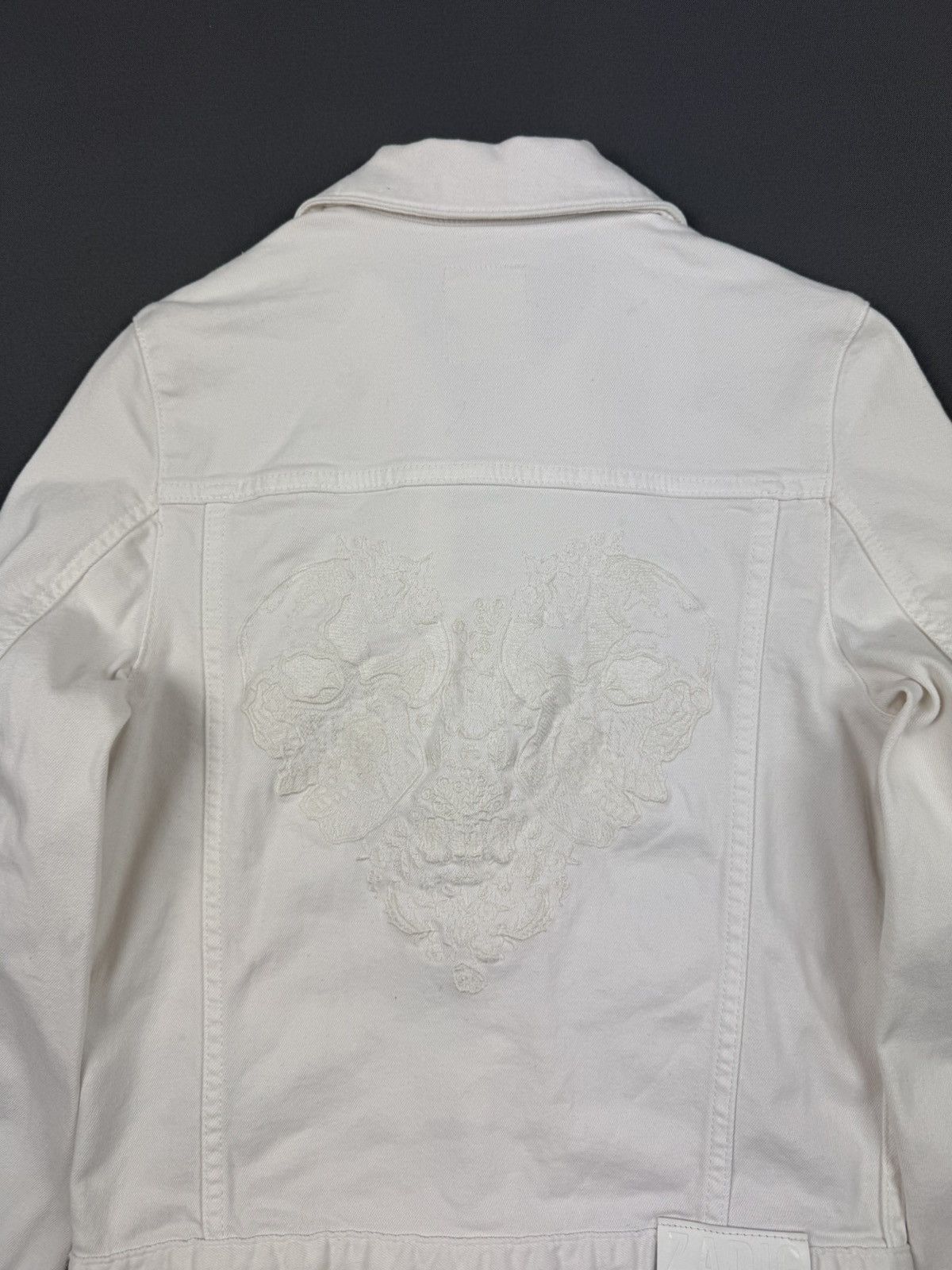 Zadig & Voltaire NWT Zadig&Voltaire Kiomy Skull Denim Women’s Jacket Size XS / US 0-2 / IT 36-38 - 10 Thumbnail