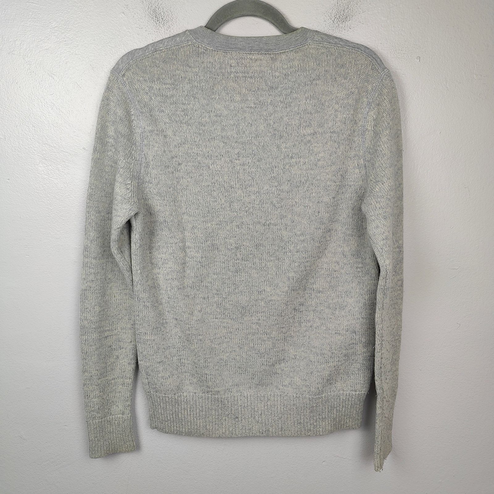 Allsaints AllSaints Bracton Crewneck Sweater Mens XS Light Gray Size US XS / EU 42 / 0 - 3 Thumbnail