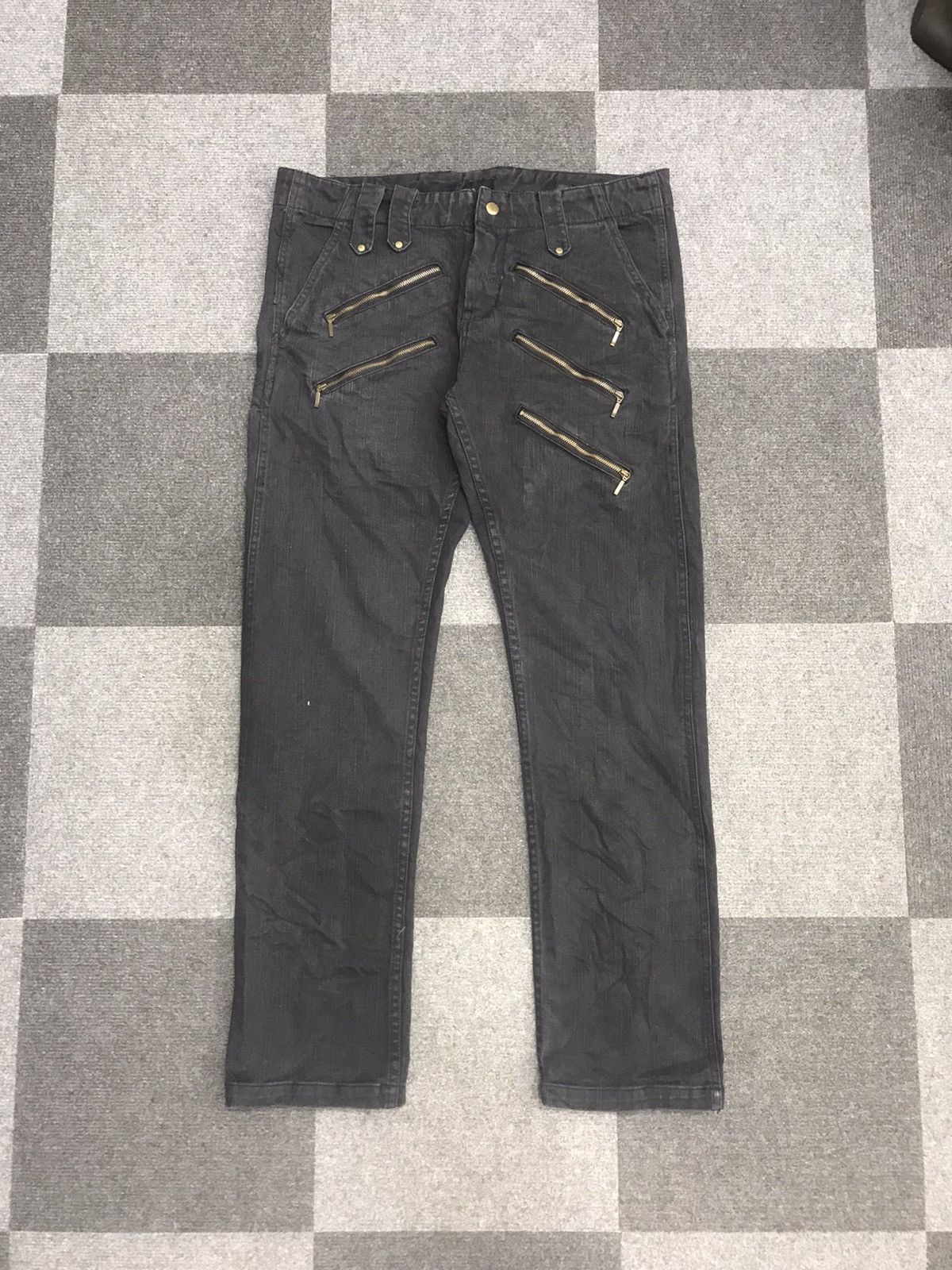 Japanese Brand × Seditionaries M&S Japan Multizipper Rare Pant Size US 33 - 3 Thumbnail