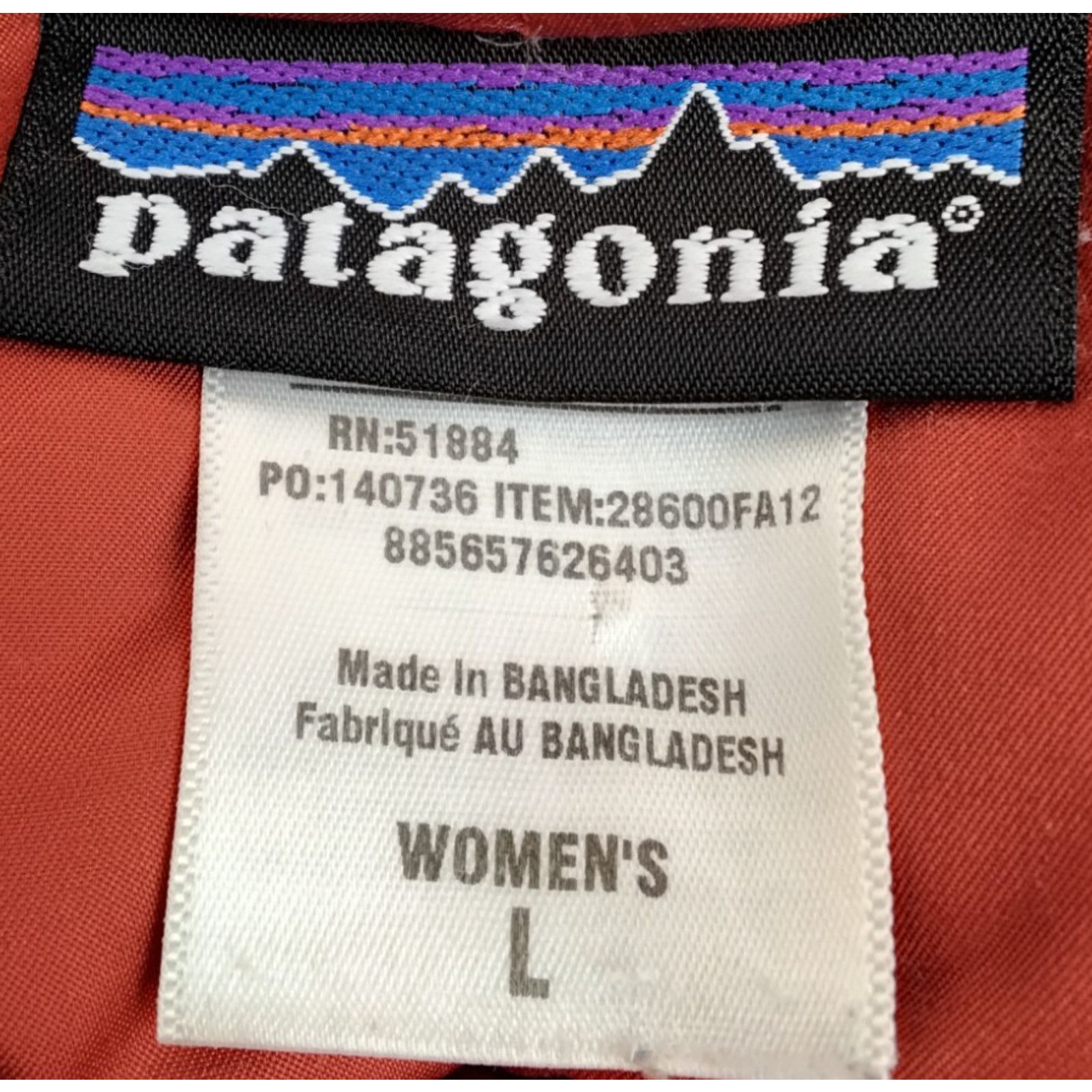 Patagonia Patagonia Down Jacket Women's Large Puffer Full Zip Orange Size L / US 10 / IT 46 - 14 Thumbnail