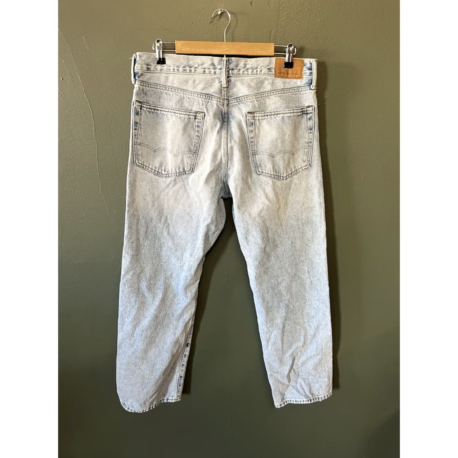 American Eagle Outfitters American Eagle Jeans Pants Mens Denim Blue Straight 34 x 30 Regular Size 34 Inseam 30 Mens Clothing Nate Size US 34 / EU 50 - 2 Thumbnail