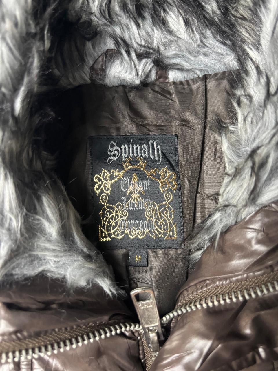 Japanese Brand 2000s Spinach Vkei Racoon Fur Warm Padded Jacket Size US M / EU 48-50 / 2 - 4 Thumbnail