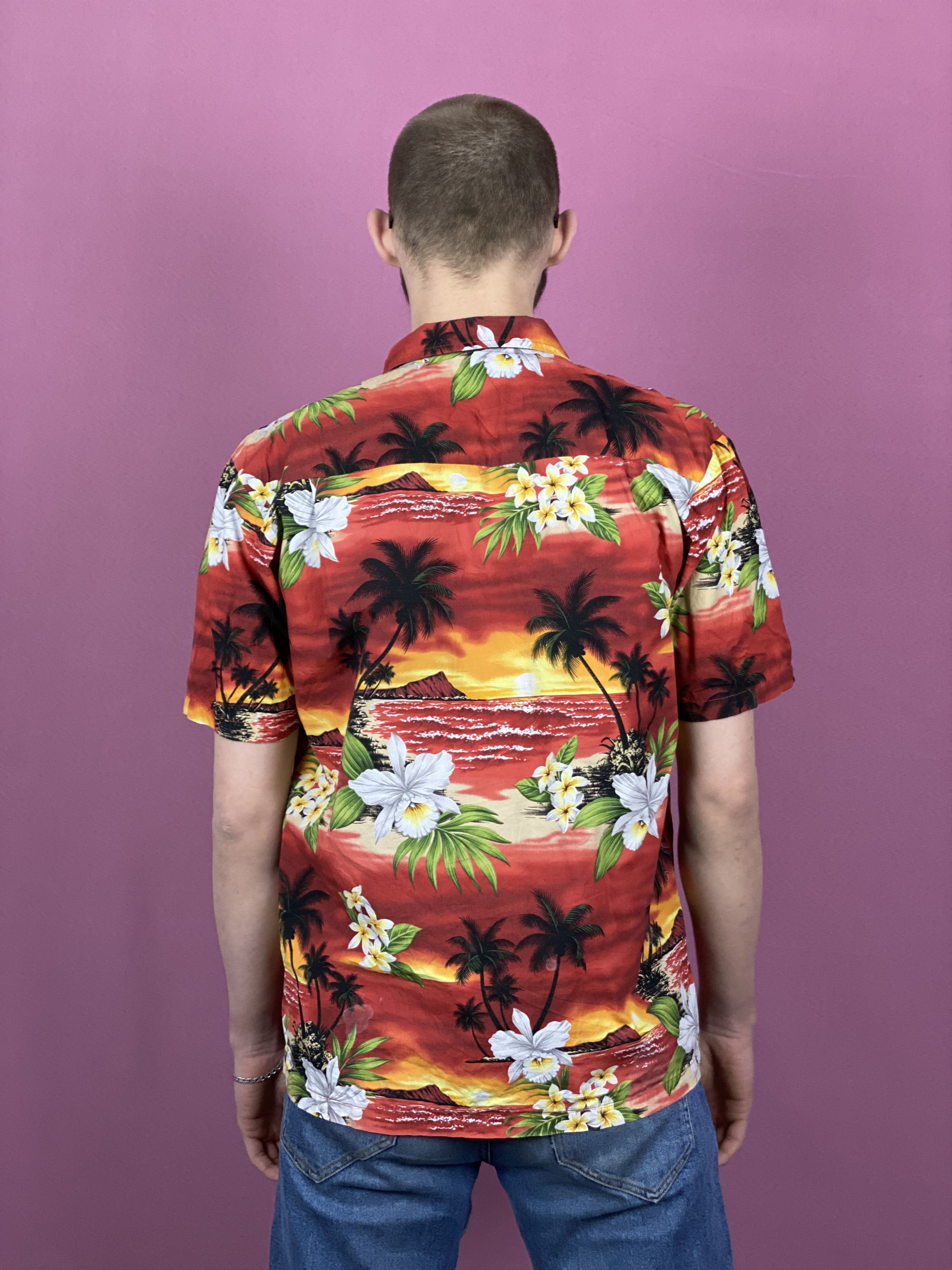 Vintage Favant Vintage Men's Hawaiian Shirt - L Size US L / EU 52-54 / 3 - 3 Thumbnail