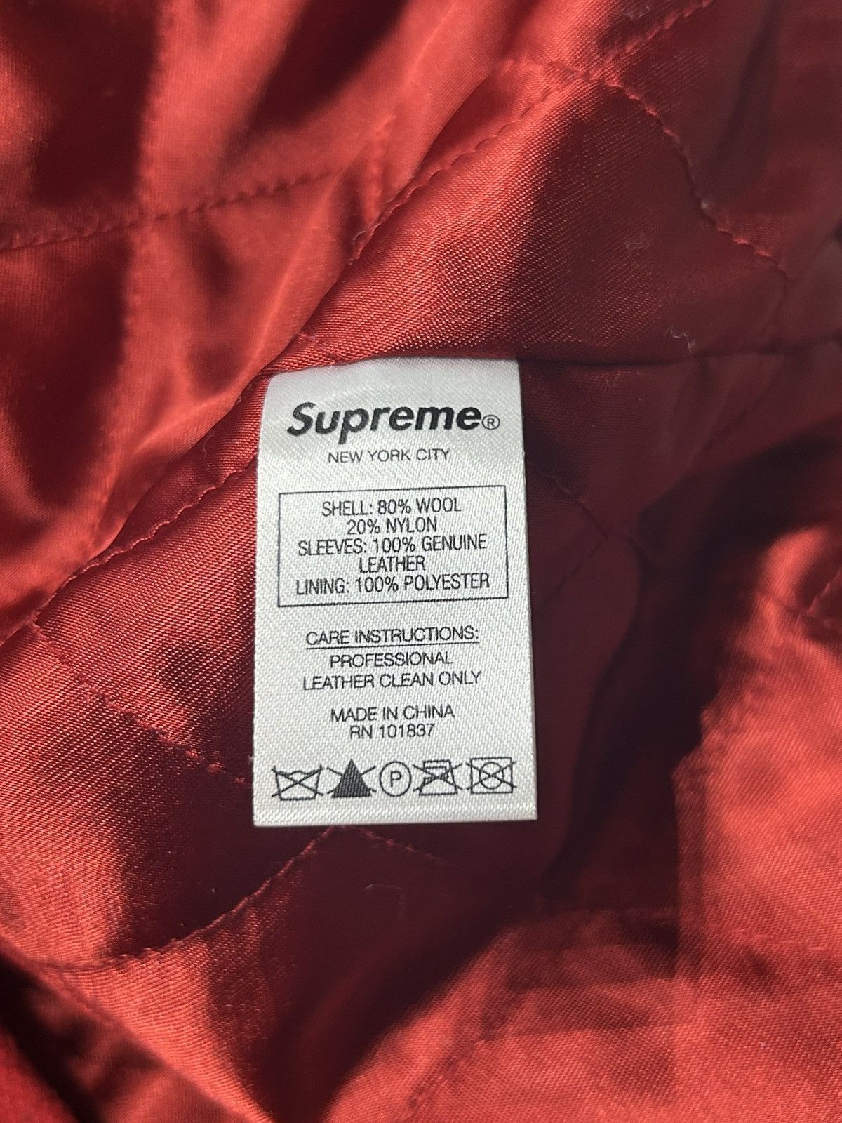 Supreme Supreme FW19 Cheerleader Varsity Jacket Size US M / EU 48-50 / 2 - 5 Thumbnail
