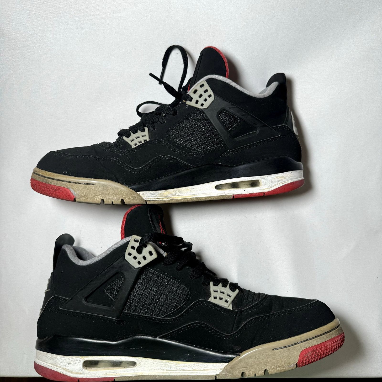 Jordan Brand × Nike Size 12 - Nike Air Jordan 4 Retro OG Bred 2019 Men's Shoes Size US 12 / EU 45 - 3 Thumbnail