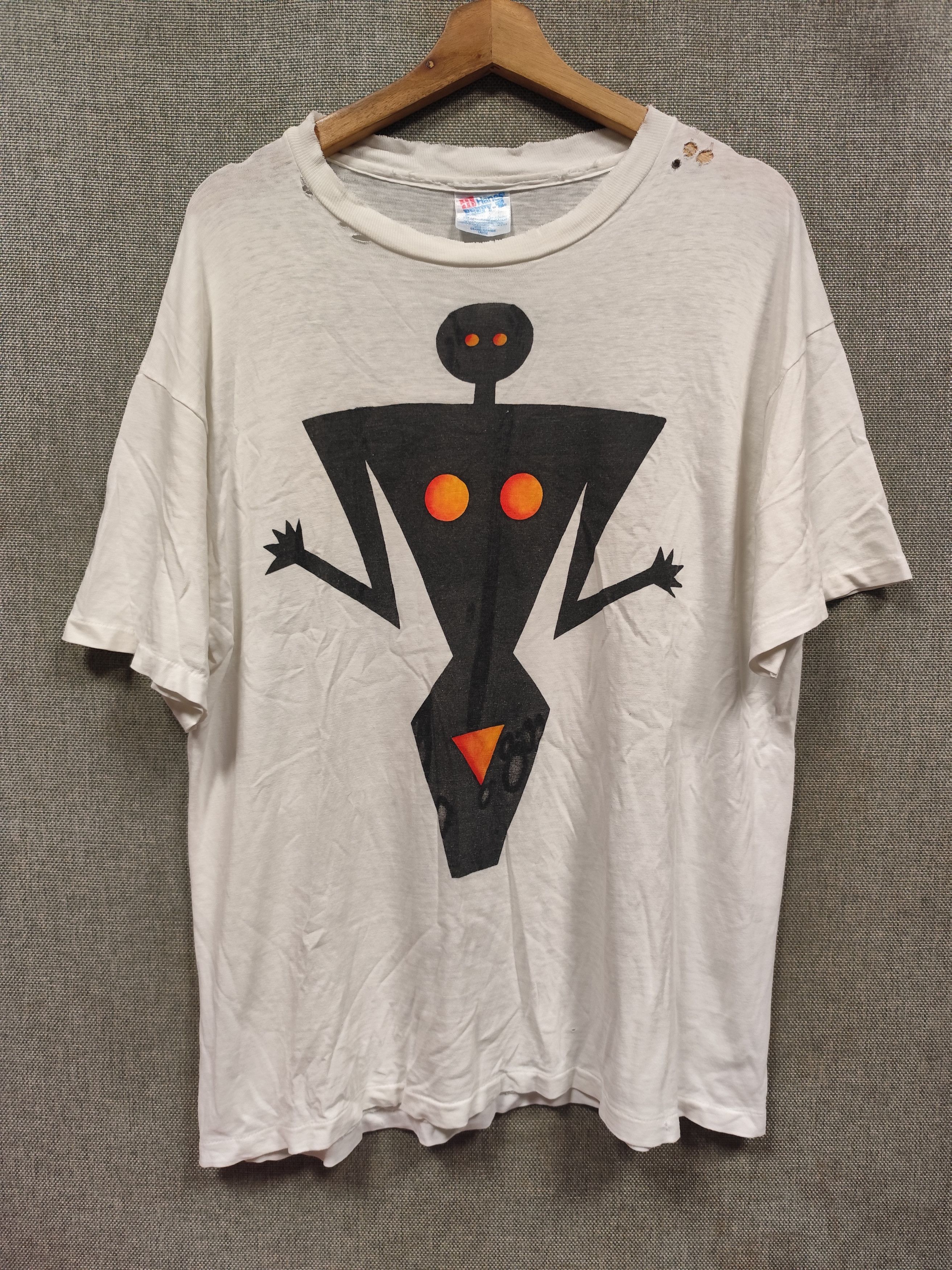 Vintage Vintage 90s t shirt art made in usa Size US L / EU 52-54 / 3 - 1 Thumbnail