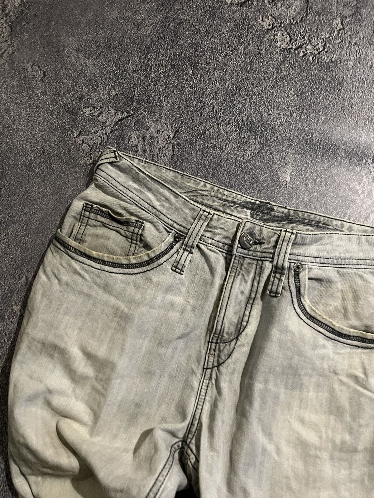 Japanese Brand Glamour Y2K White Baggy / Archive Japanese Streetwear / Y2K Size US 34 / EU 50 - 8 Thumbnail