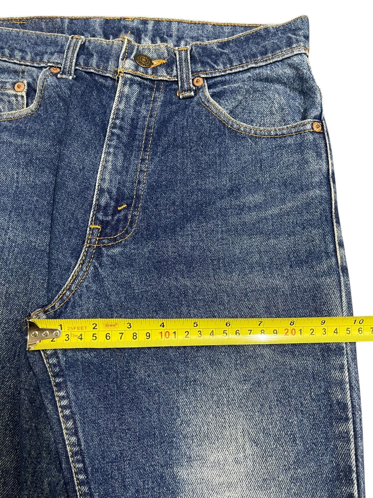 Levi's Vintage 80s Levis 517 Blue Wash Distressed Bootcut Jeans Size US 28 / EU 44 - 16 Thumbnail