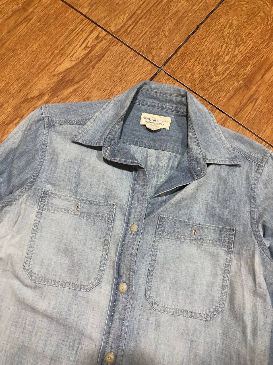 Denim & Supply Ralph Lauren Denim & Supply Ralph Lauren light Shirt Paisley Back Print Size US XS / EU 42 / 0 - 6 Thumbnail