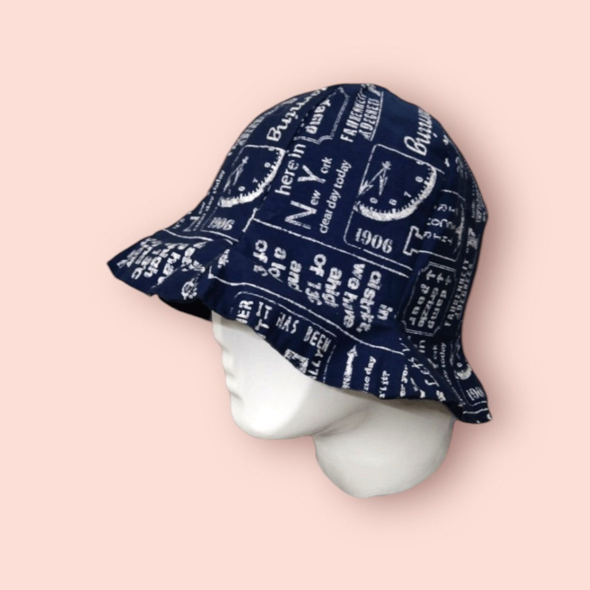 Vintage VINTAGE REVERSIBLE 6 PANELS BUCKET HAT Size ONE SIZE - 5 Thumbnail
