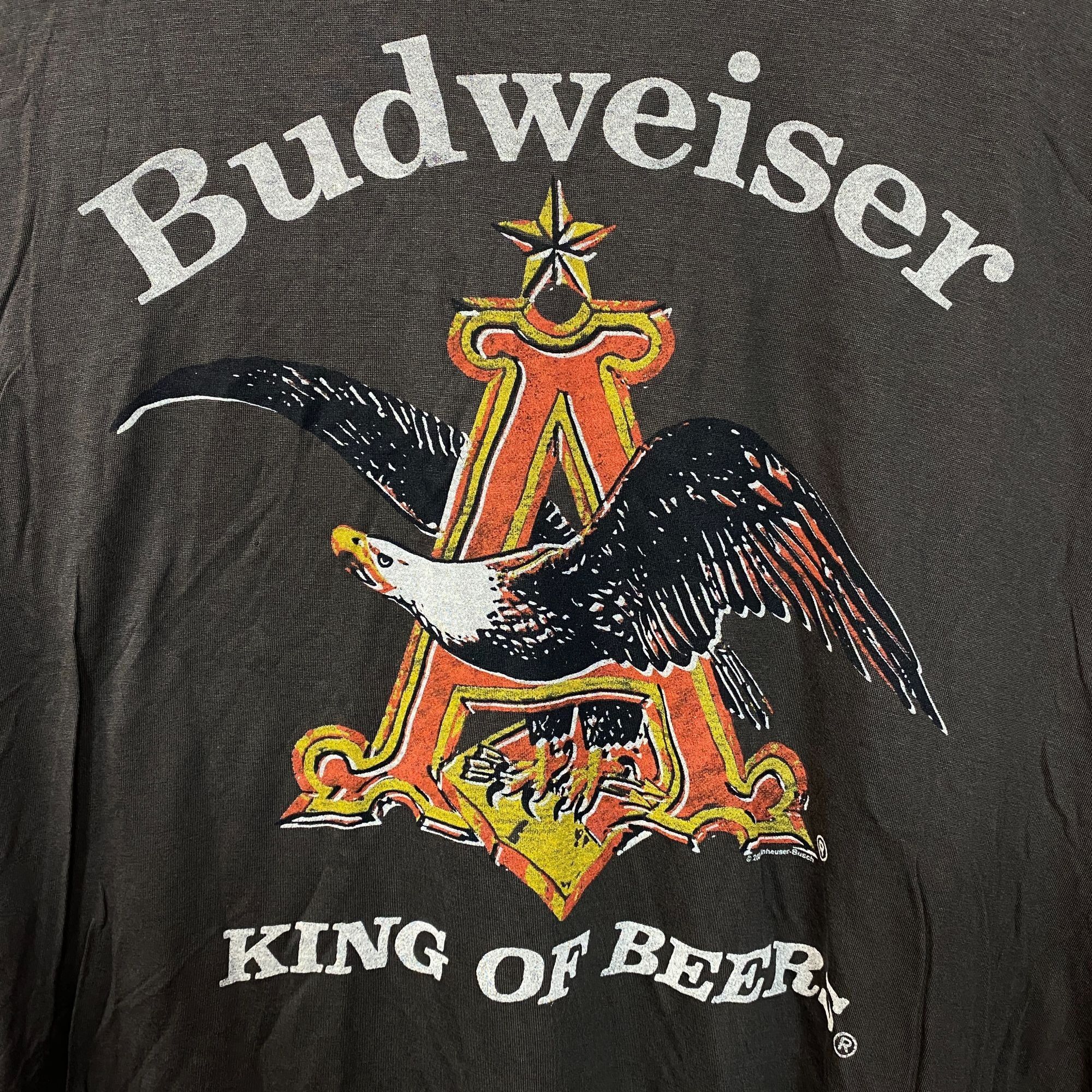 Junk Food Budweiser King Of Beer American Bald Eagle Logo T-Shirt 2XL Size US XXL / EU 58 / 5 - 2 Thumbnail