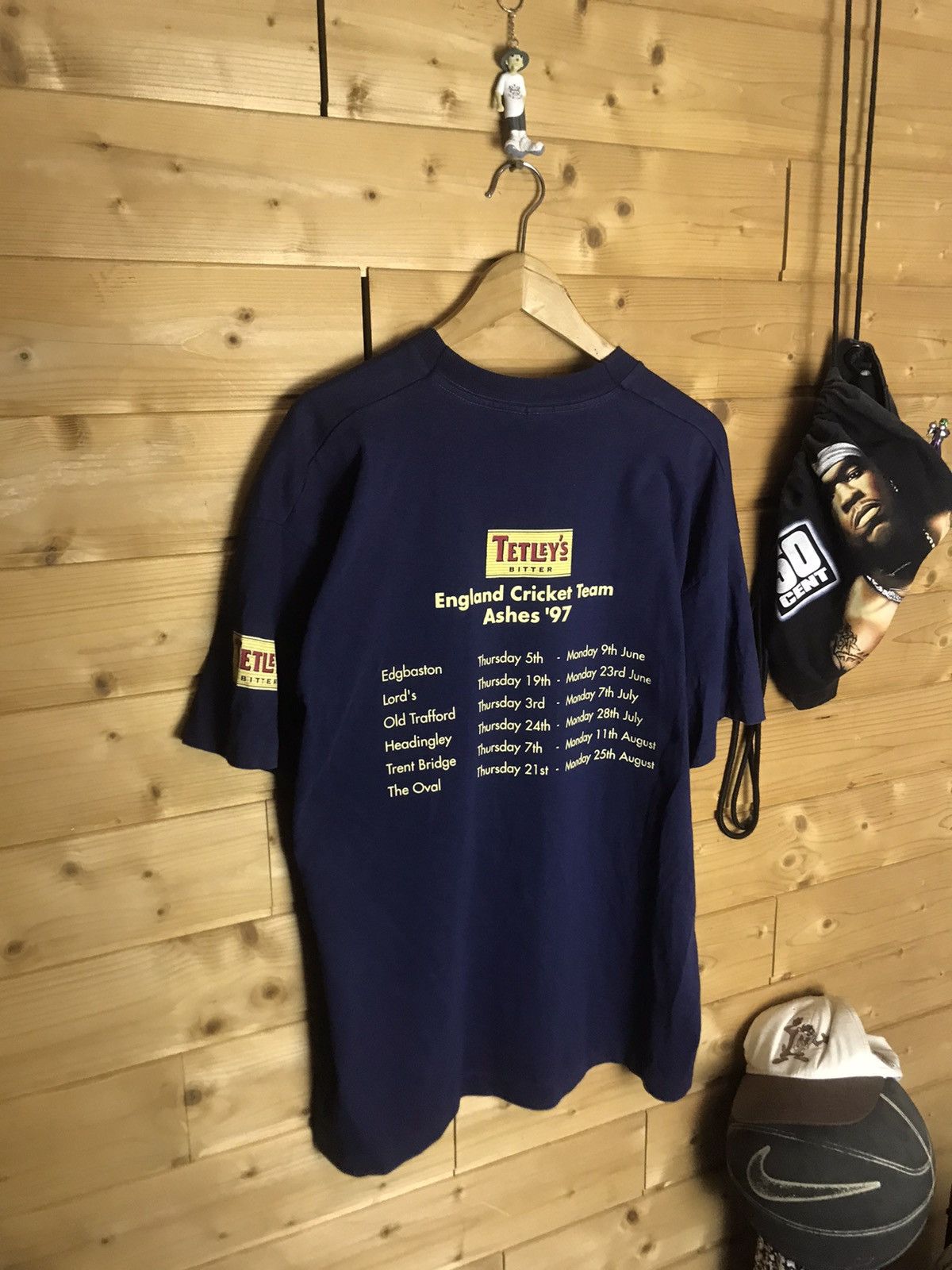 Vintage Vintage Cricket England 1997 tour single stitch t-shirt Size US XL / EU 56 / 4 - 8 Thumbnail