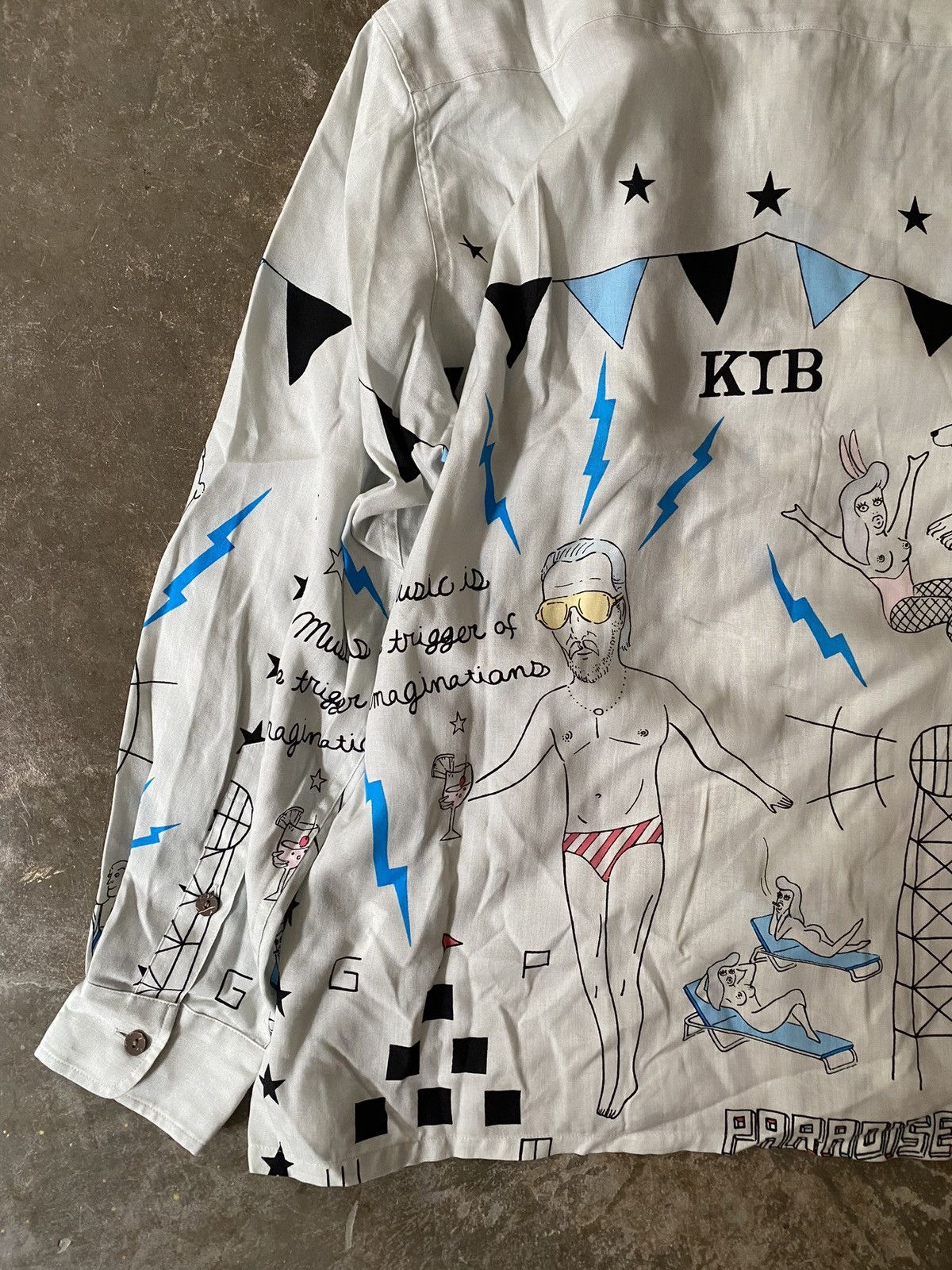 Wacko Maria Hawaiian LS Shirt Kapital Needles Undercover