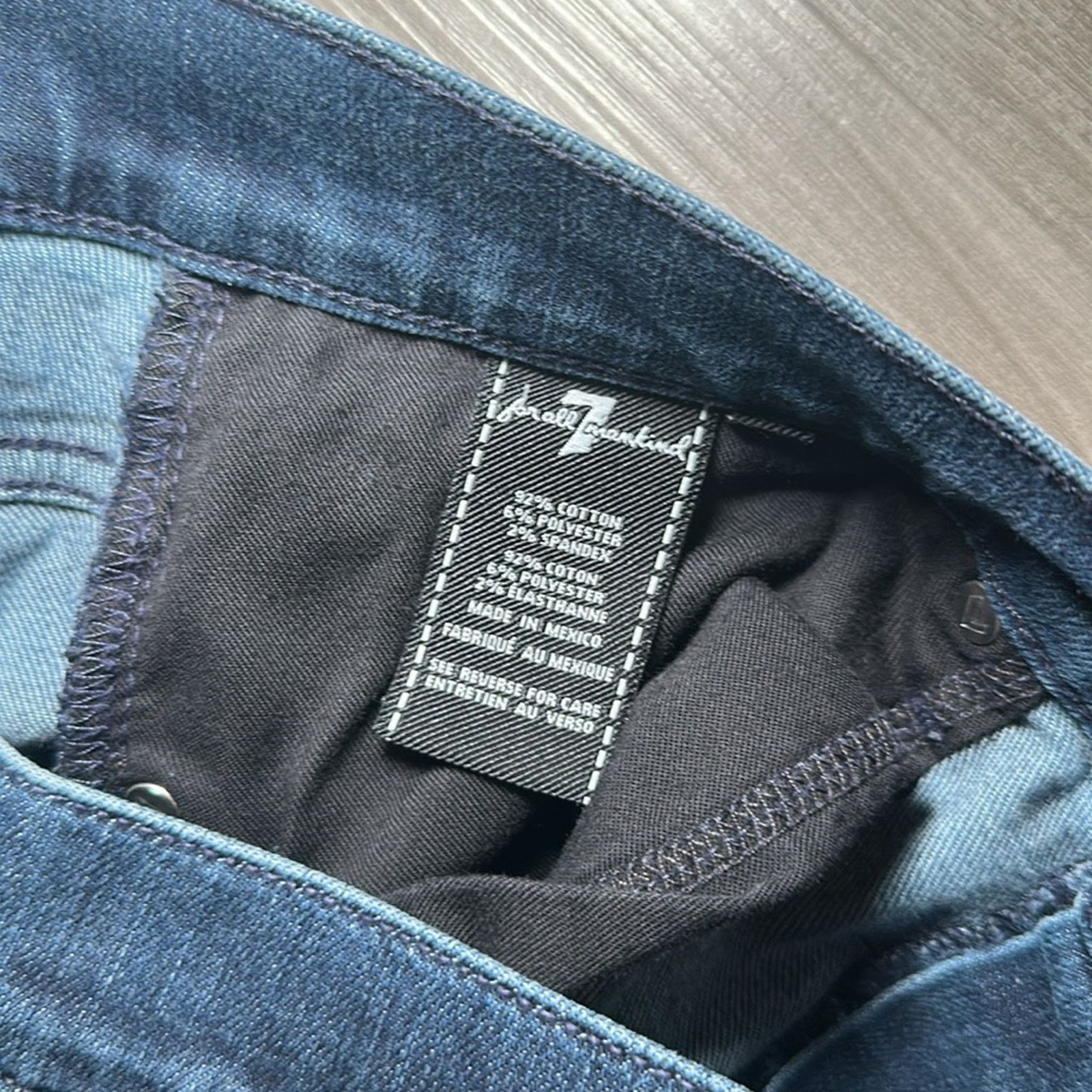 7 For All Mankind 7 For All Mankind Luxe Paxtyn Tapered Skinny Jeans - 33 Size US 33 - 8 Thumbnail