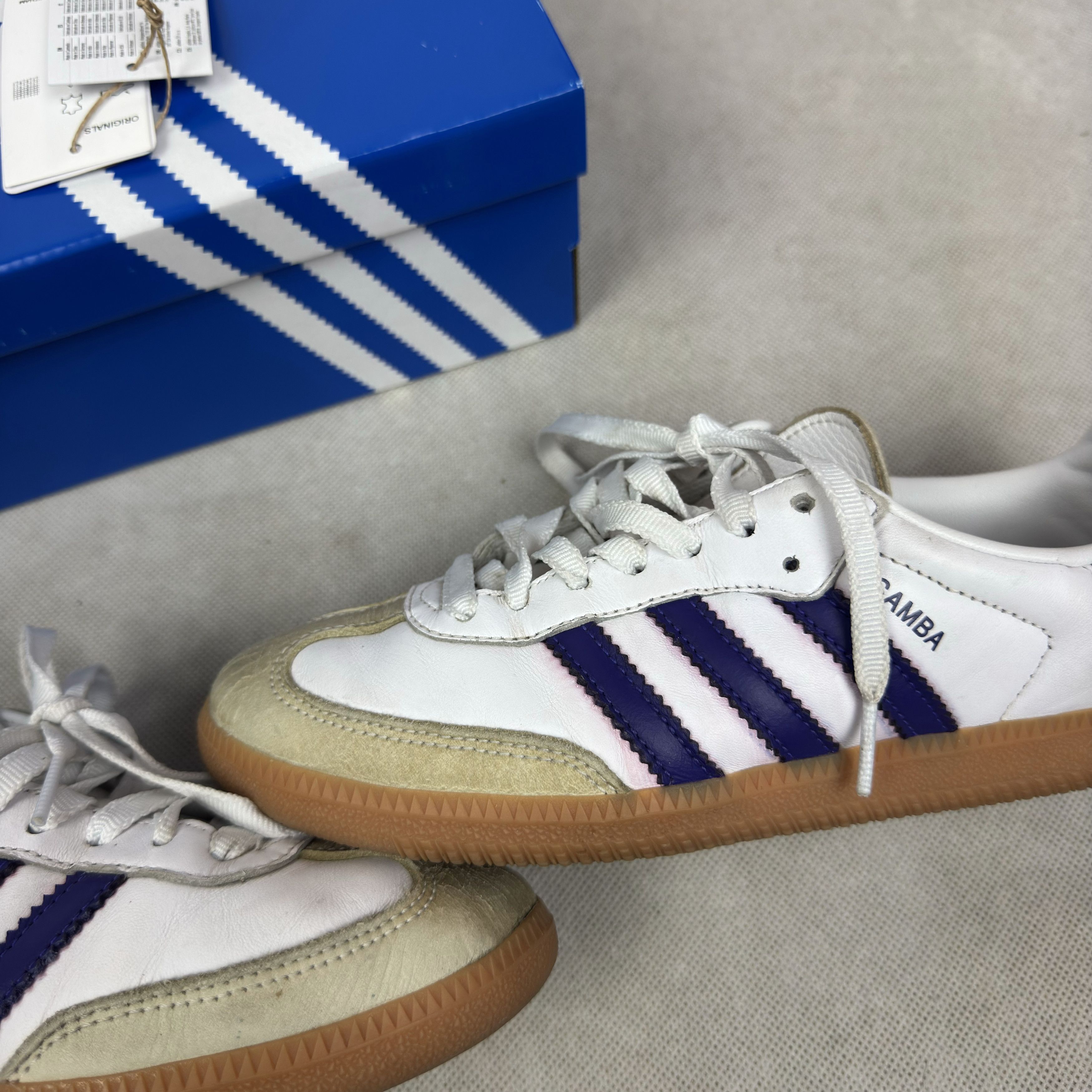Adidas Adidas Samba OG JI2725 Women's White Black Sneakers Shoes 7 Size US 7 / IT 37 - 7 Thumbnail