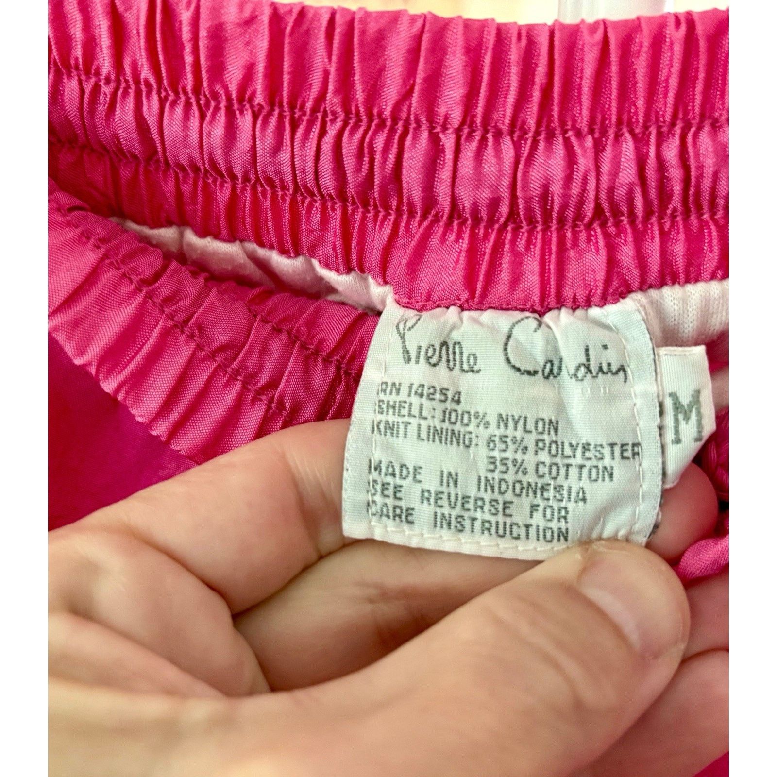 Pierre Cardin Vint Windbreaker Tracksuit Pant Pink Women Med Pierre Cardin Size 30" / US 8 / IT 44 - 5 Thumbnail