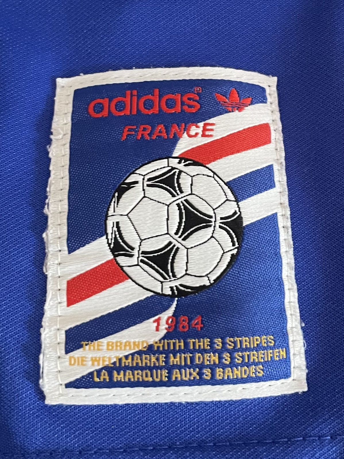 Adidas Vintage Adidas 1984 France FFF Jersey Size US XL / EU 56 / 4 - 4 Thumbnail
