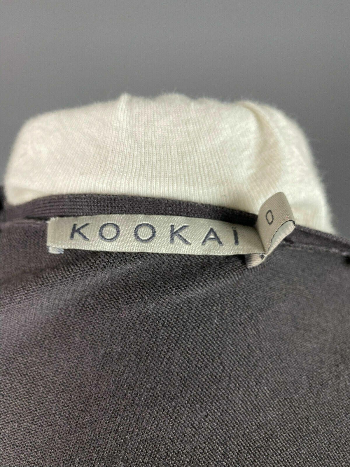 Kokaine Ladies Kookai Grey V-Neck Knee Leght A-Line Dress Size 0 Size XS / US 0-2 / IT 36-38 - 10 Thumbnail