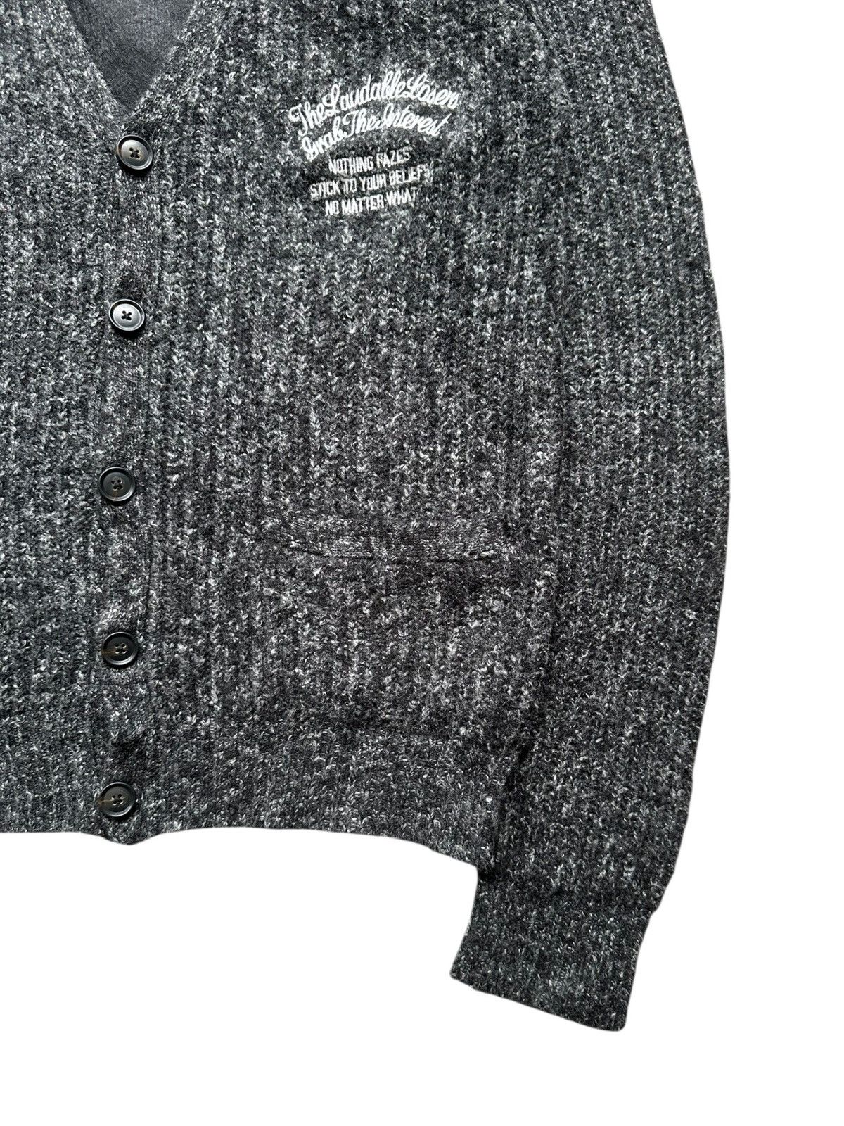 If Six Was Nine Stooges & Co Wool Knit Cardigan Size US M / EU 48-50 / 2 - 10 Thumbnail