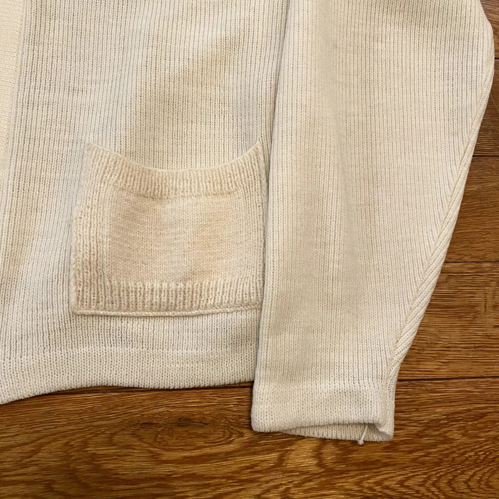 Vintage 60s Revere Zip Cardigan 3 Pocket Wool Sweater