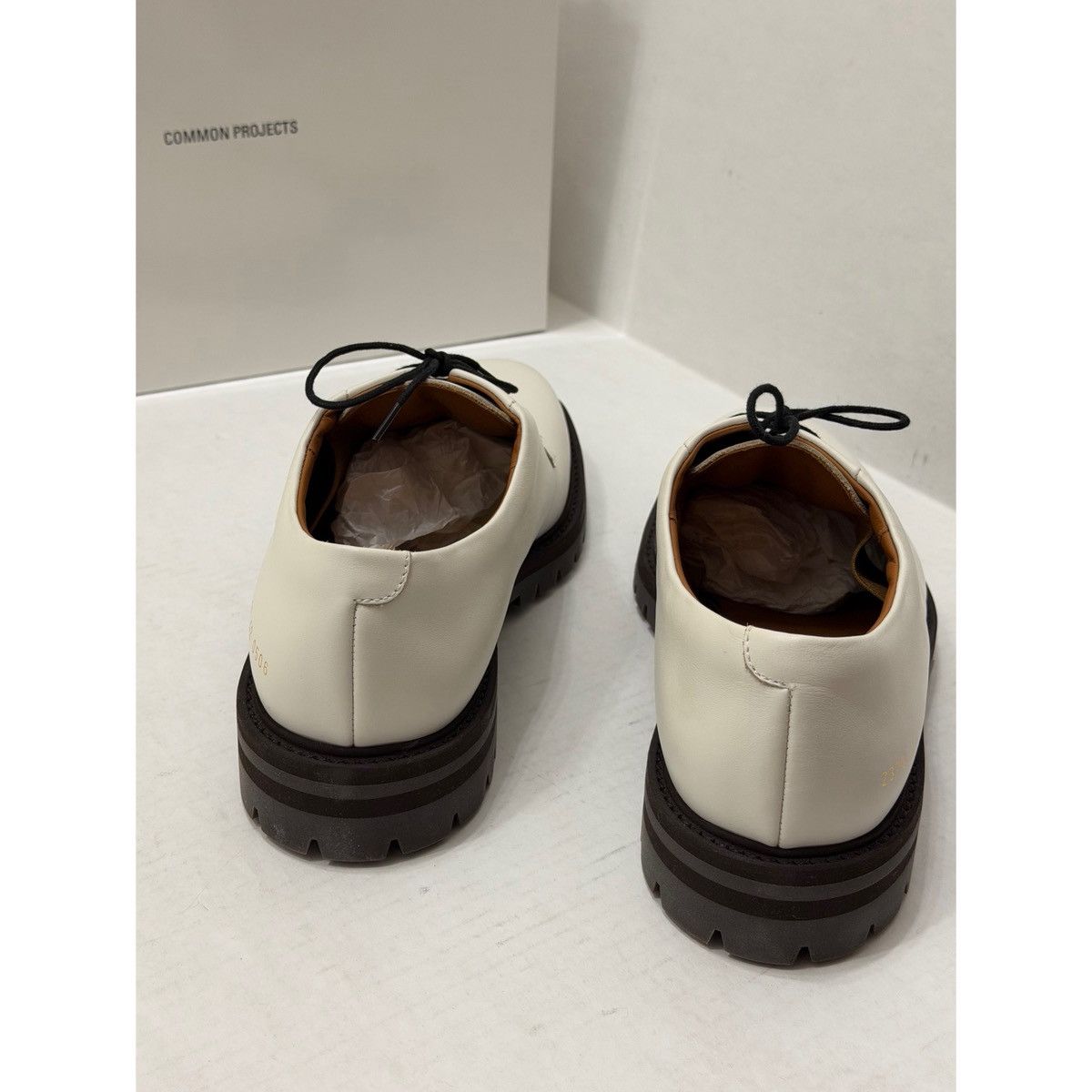 Common Projects COMMON PROJECTS WHITE DERBY SHOES Size US 9 / EU 42 - 18 Thumbnail