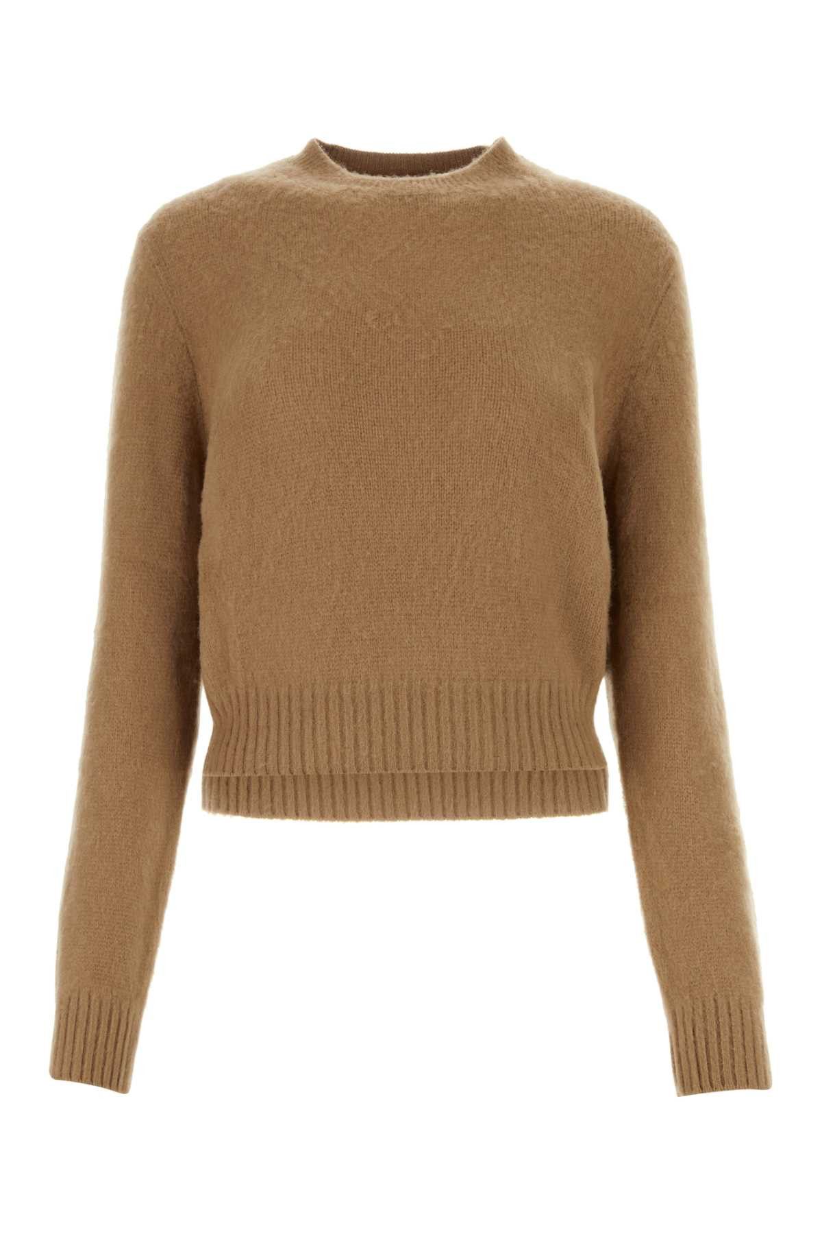 image of Prada Camel Cashmere Sweater, Women's (Size XS)