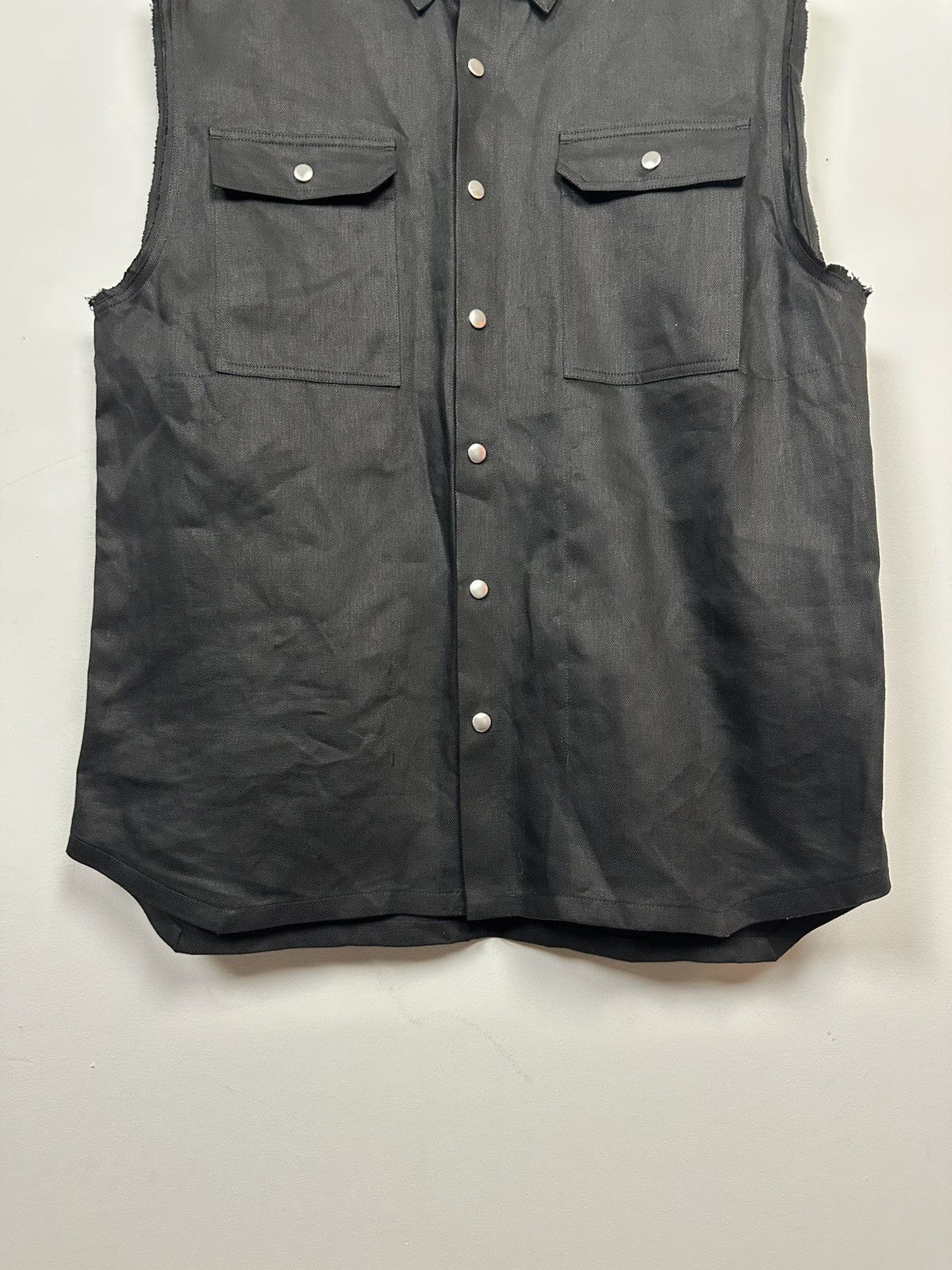 Rick Owens SS25 ‘HOLLYWOOD’ Runway Rider Linen Vest Size US M / EU 48-50 / 2 - 3 Thumbnail