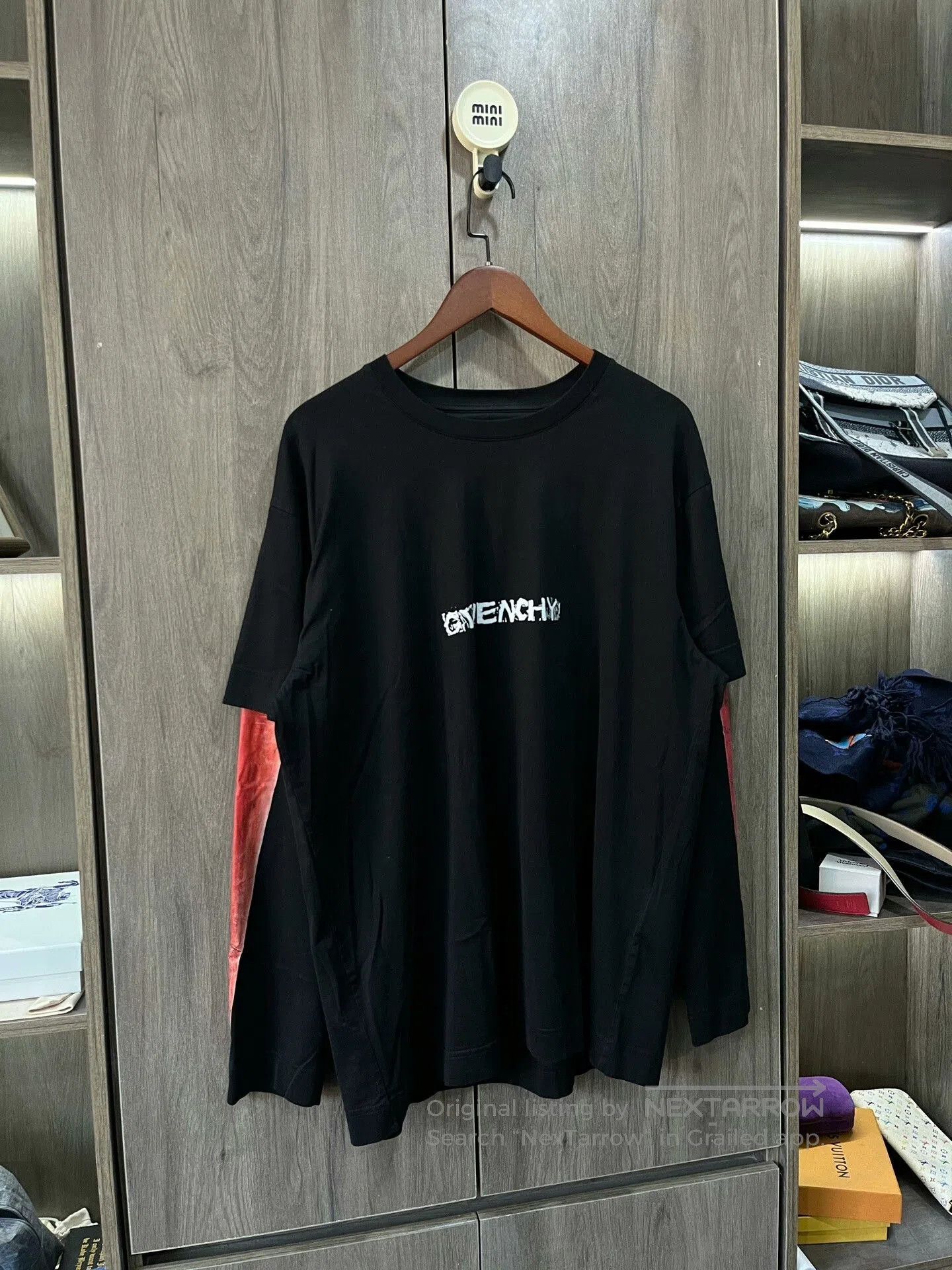 Givenchy Givenchy Chest Logo Fake Two-Piece Longsleeve. Size US L / EU 52-54 / 3 - 6 Thumbnail