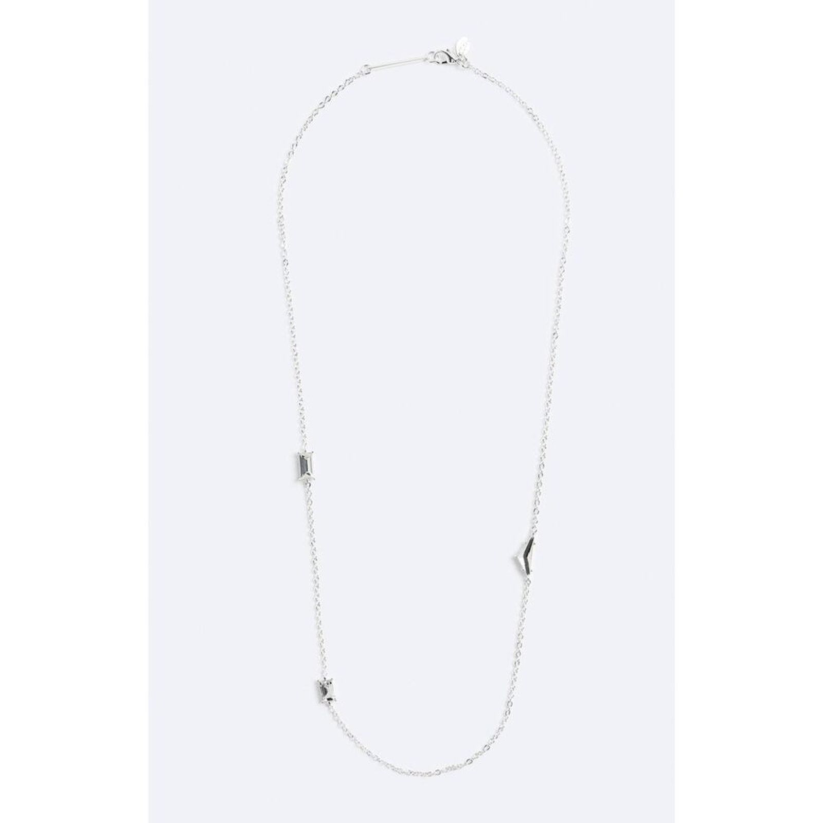 Zara NWT- Zara ZARA CHAIN ​​WITH CONTRAST PENDANT & RHINESTONES Size ONE SIZE - 2 Thumbnail