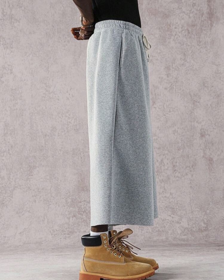 Other Gray Cropped Wide-Leg Sweatpants Size US 31 - 2 Thumbnail
