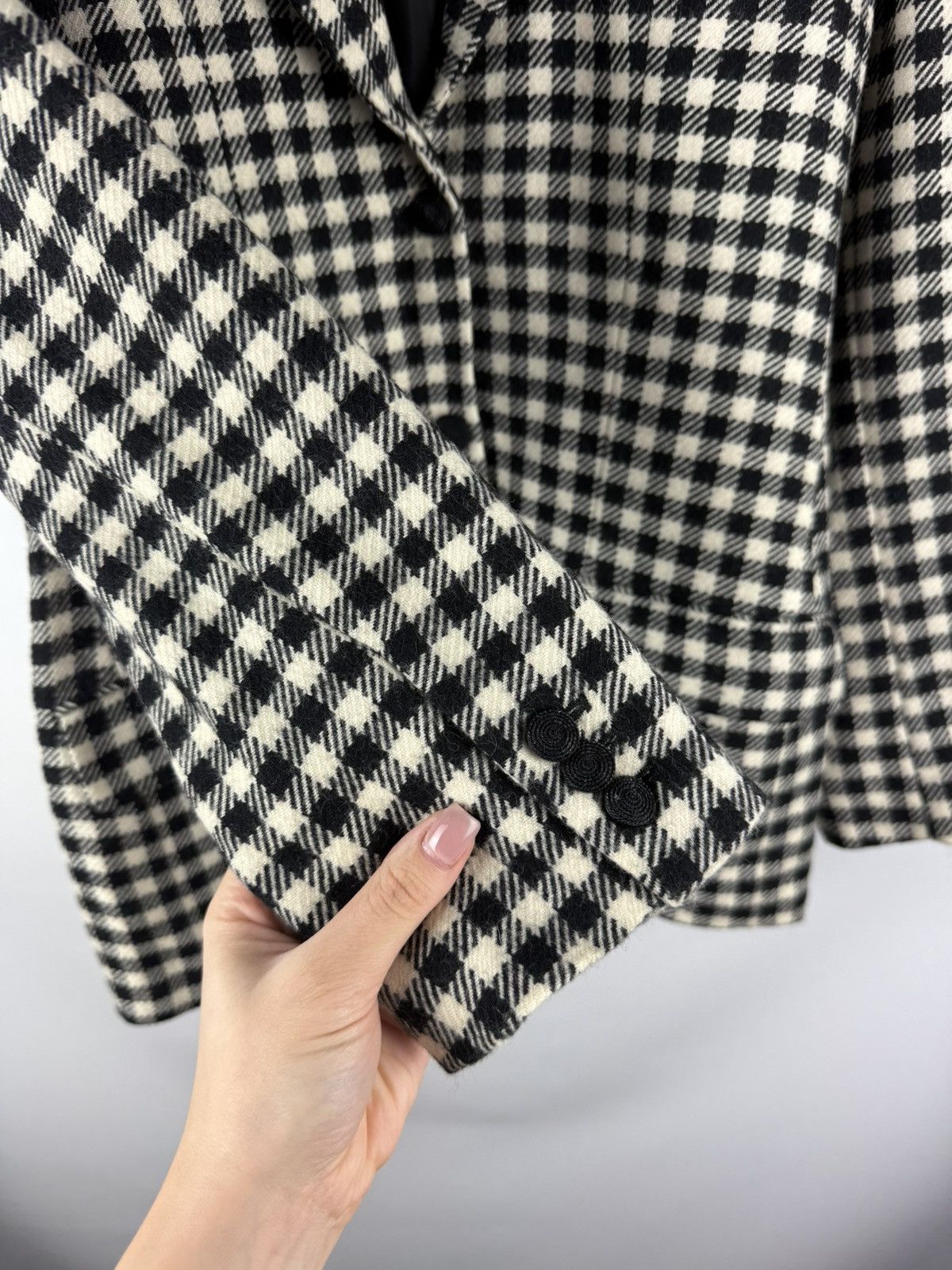 Salvatore Ferragamo Salvatore Ferragamo VTG Plaid Wool Cashmere Blazer Jacket Size M / US 6-8 / IT 42-44 - 13 Thumbnail