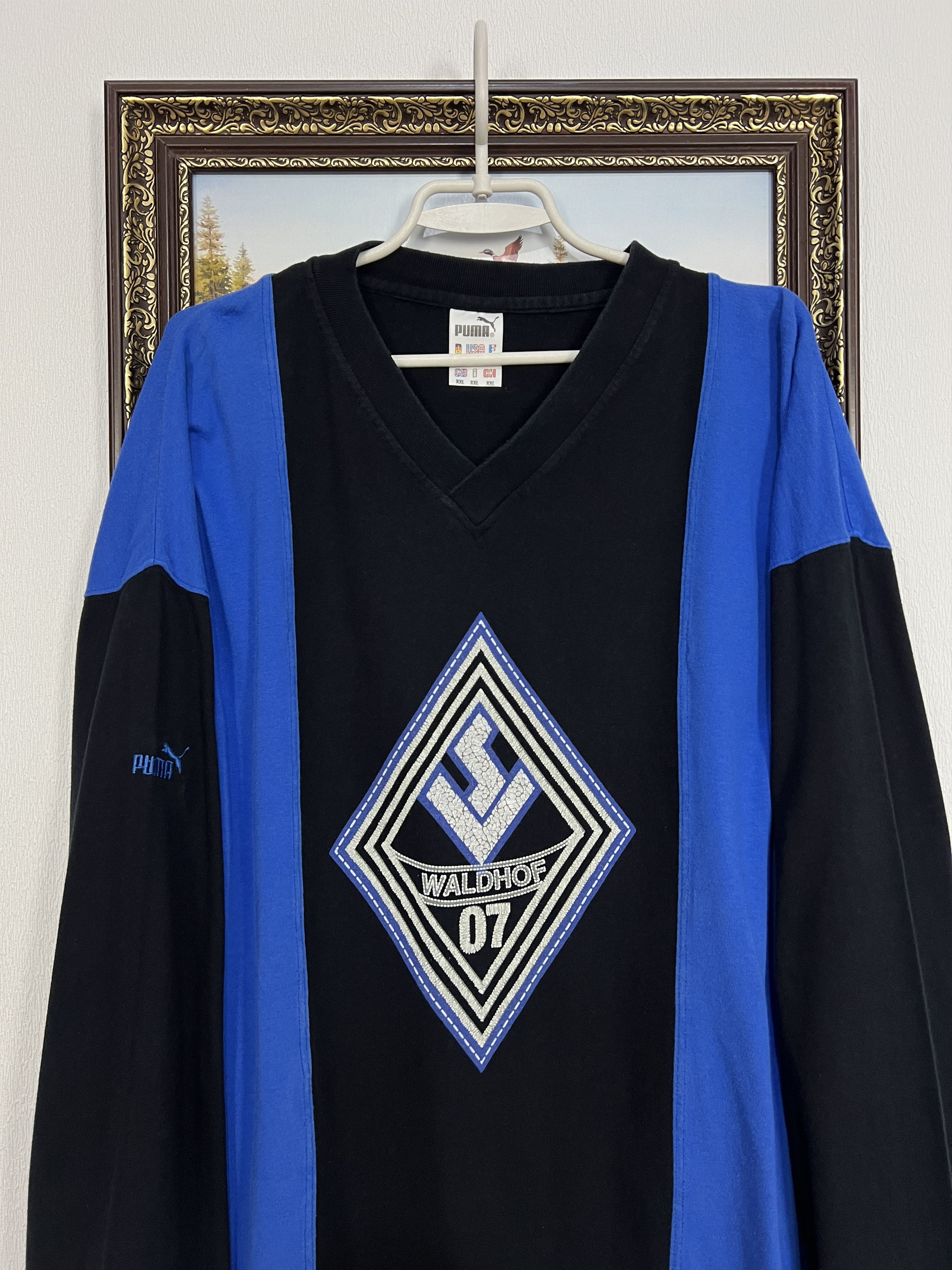 Puma Waldhof Mannheim Football Sweatshirt Soccer Long Sleeve Size US XXL / EU 58 / 5 - 2 Thumbnail