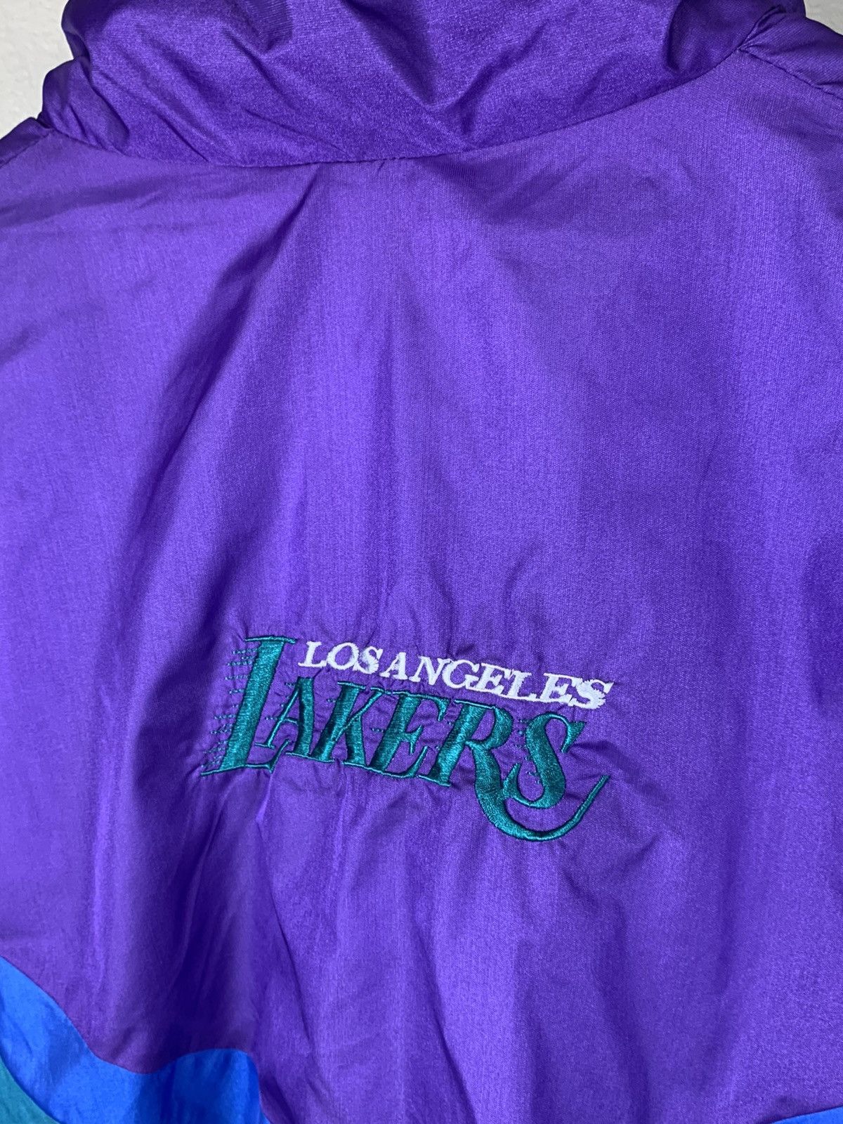 NBA L.A Lakers Vintage Jacket Bomber Light Jacket Big Logo Size US S / EU 44-46 / 1 - 12 Thumbnail