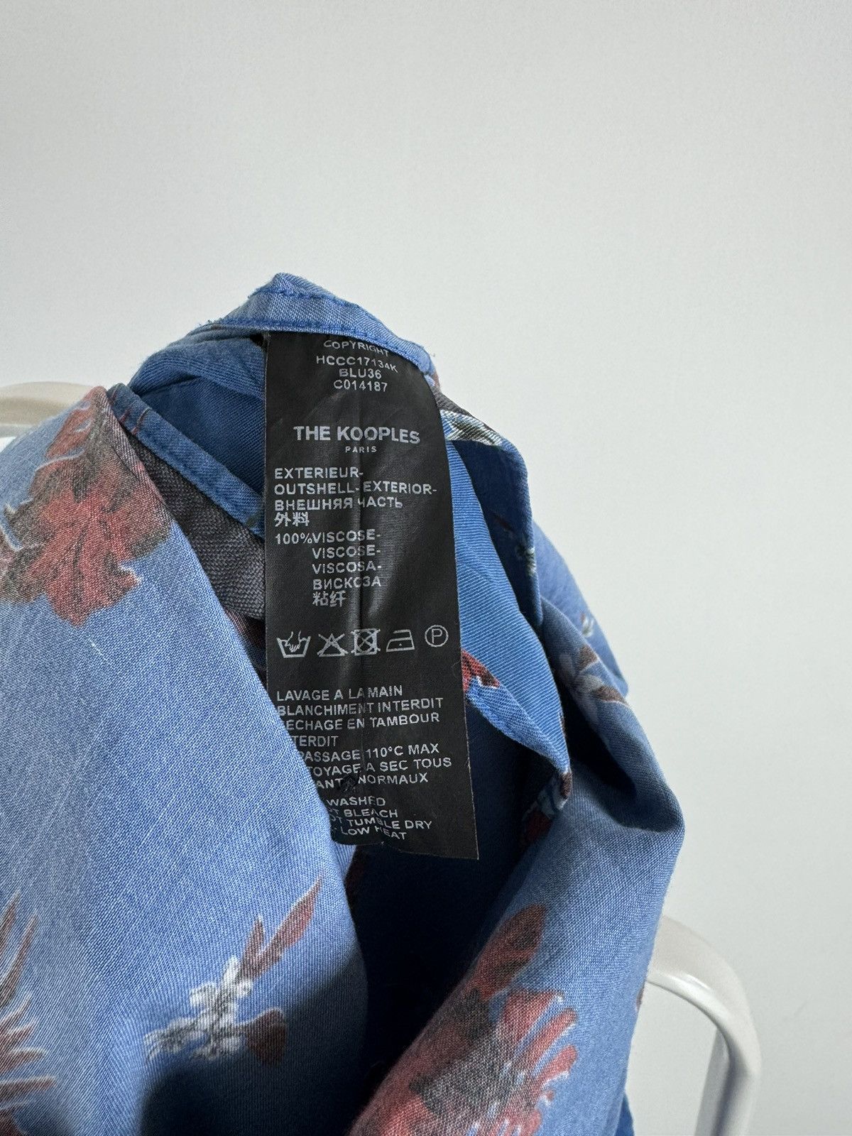The Kooples The Kooples Short Sleeve Hawaii Style Shirt Size US S / EU 44-46 / 1 - 4 Thumbnail