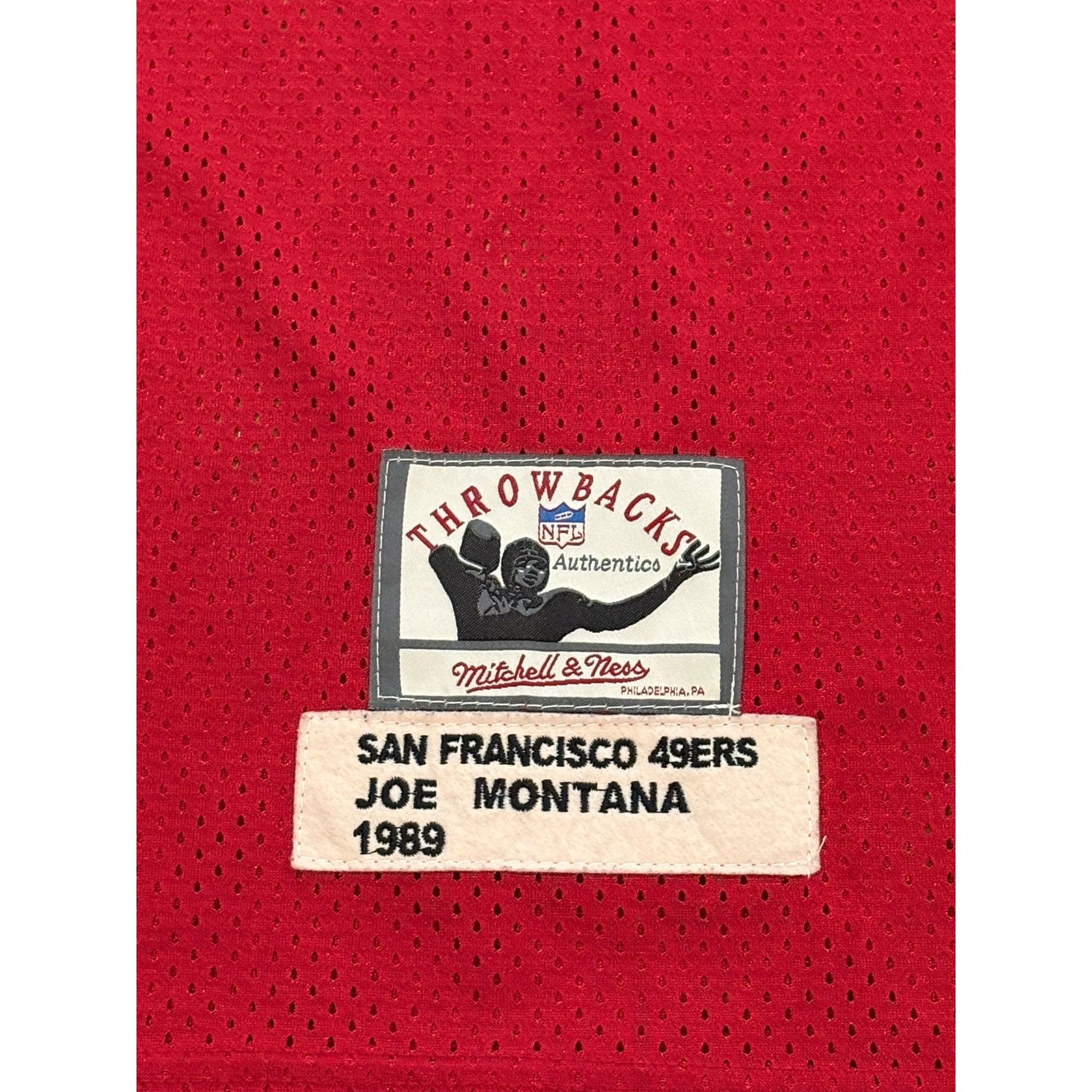 Mitchell & Ness Mitchell & Ness 1989 San Francisco 49ers Joe Montana #16 NFL Size US XXL / EU 58 / 5 - 7 Thumbnail