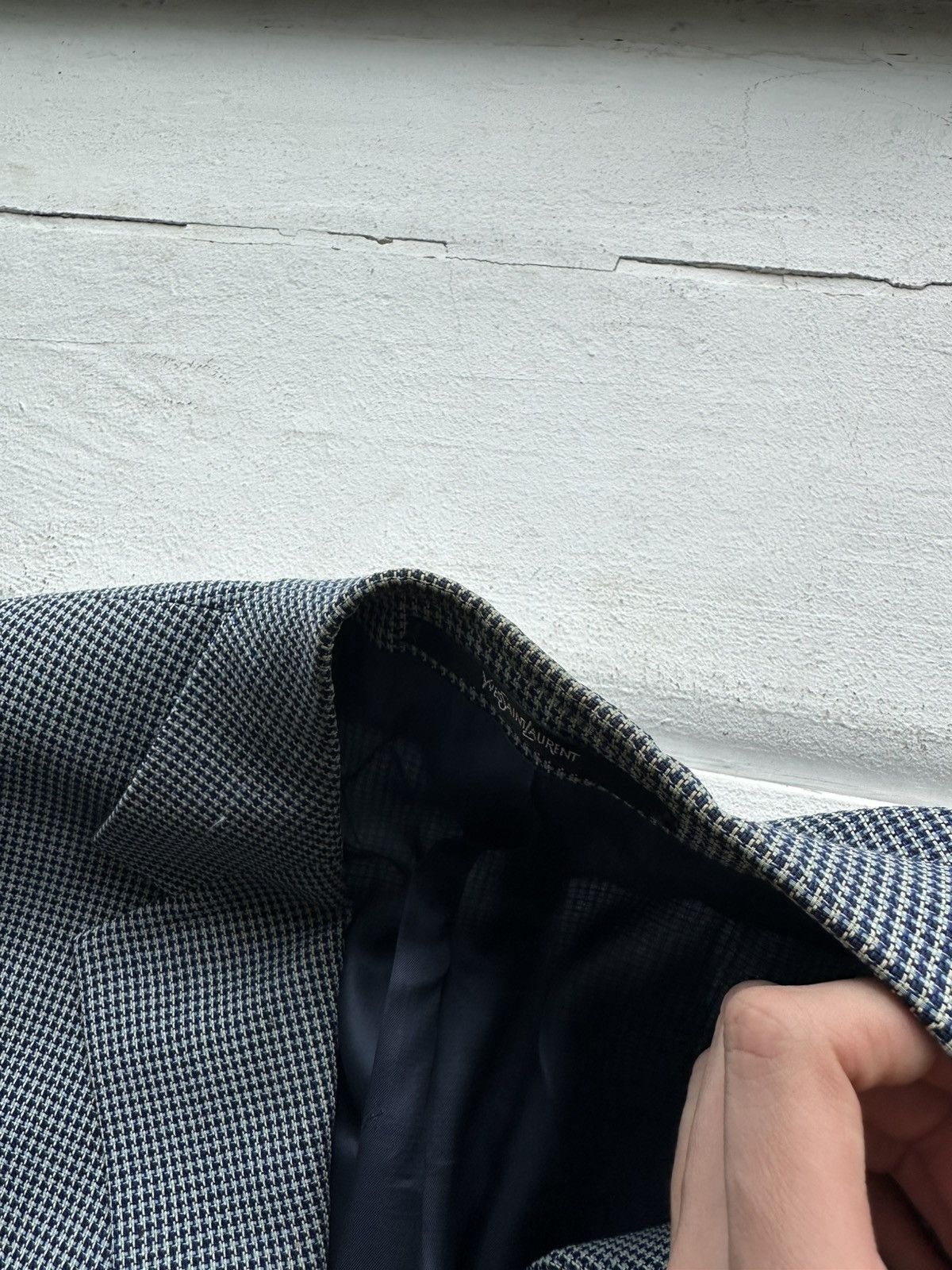 Yves Saint Laurent 🚨VNTG YVES SAINT LAURENT YSL WOOL BLAZER MONOGRAM CHECK Size US M / EU 48-50 / 2 - 8 Thumbnail