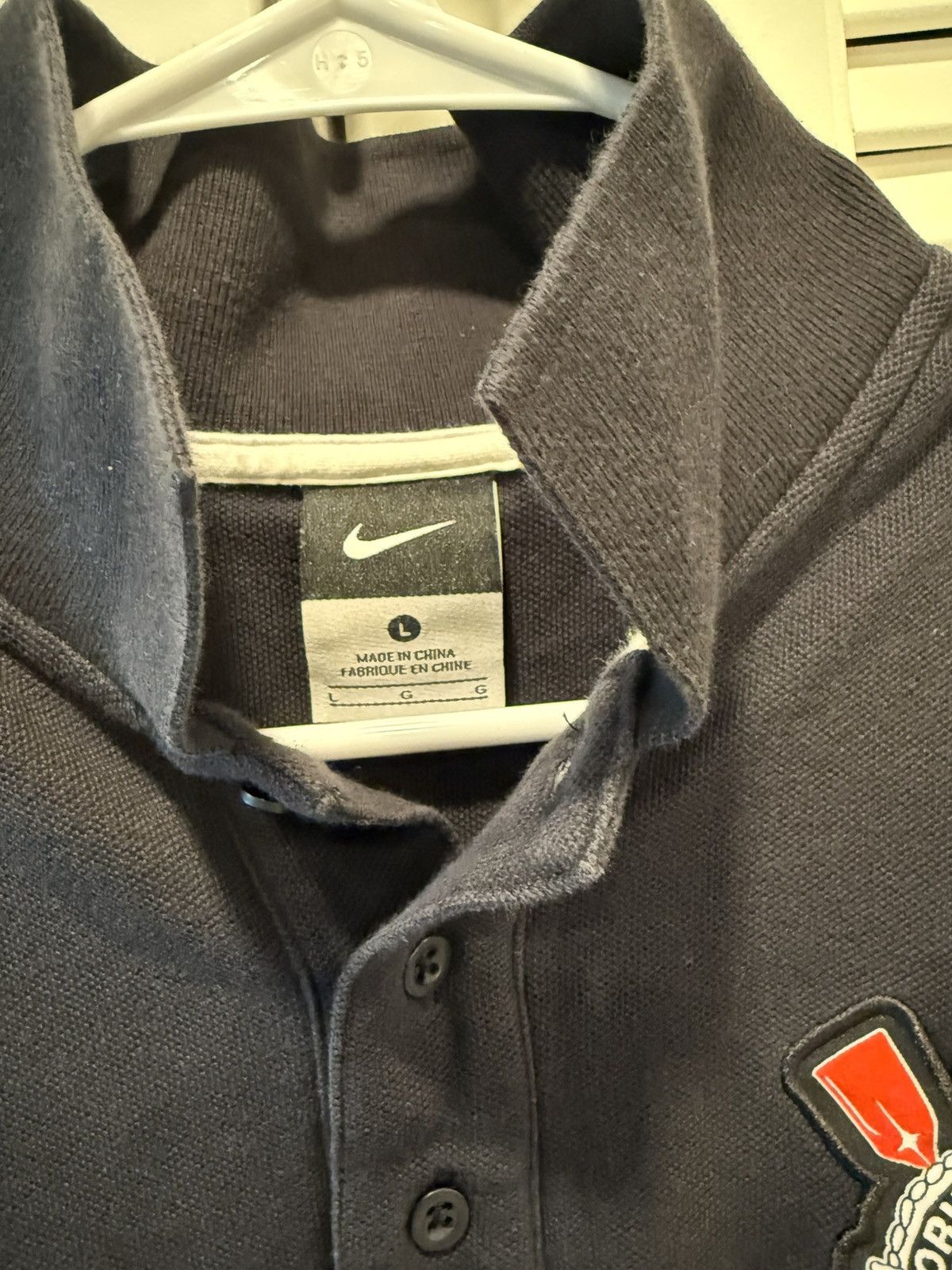 Nike Corinthians Nike Black Polo Size US L / EU 52-54 / 3 - 3 Thumbnail