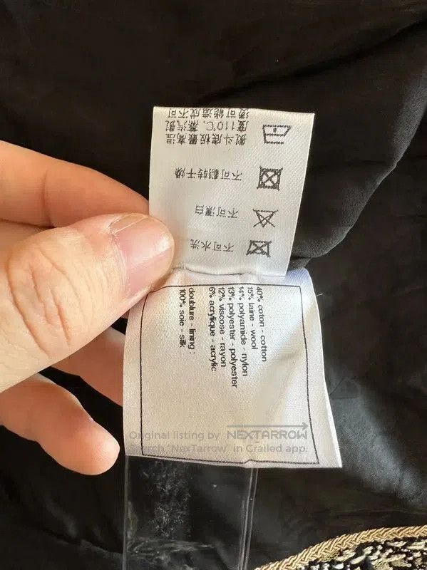 Chanel Chanel Gray Wool Ladies Jacket . Size S / US 4 / IT 40 - 8 Thumbnail