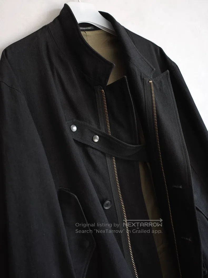 Yohji Yamamoto Yohji Yamamoto Zipper Fish Tail Two-Way Coat Size US M / EU 48-50 / 2 - 4 Thumbnail
