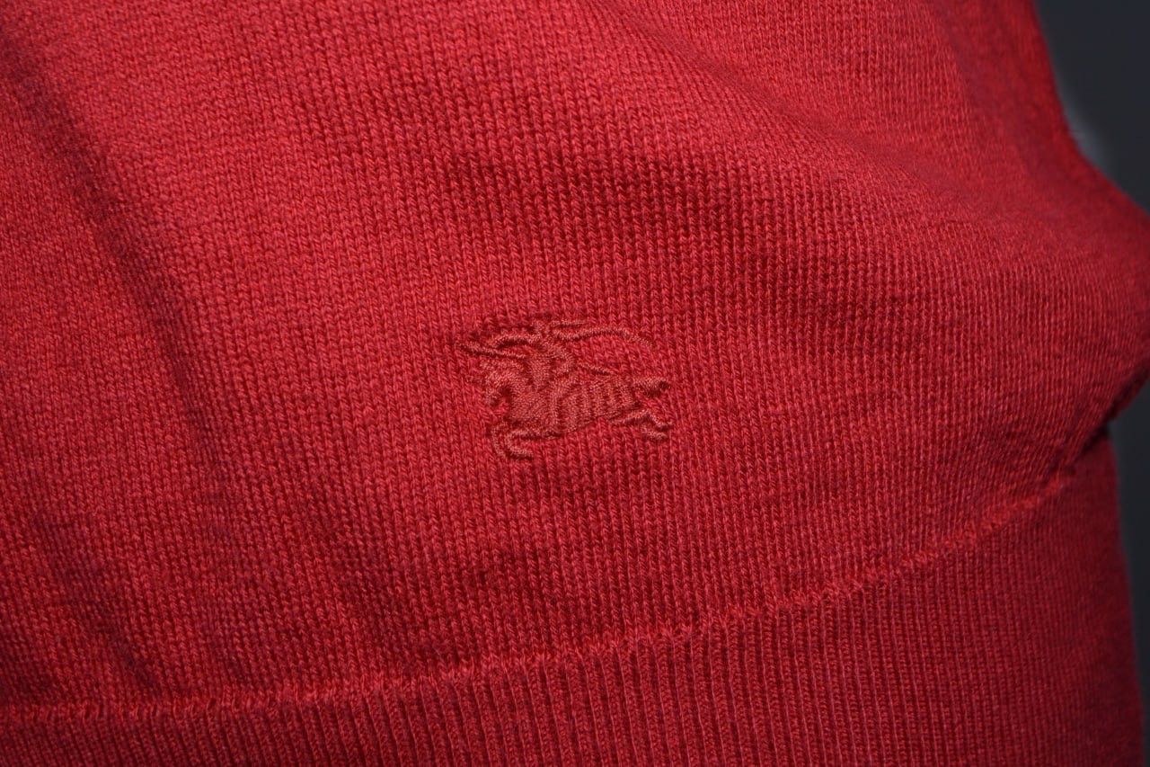 Burberry × Vintage Burberrys Sweater V-Neck Long Sleeve Size 117/46 XL Size US XL / EU 56 / 4 - 6 Thumbnail