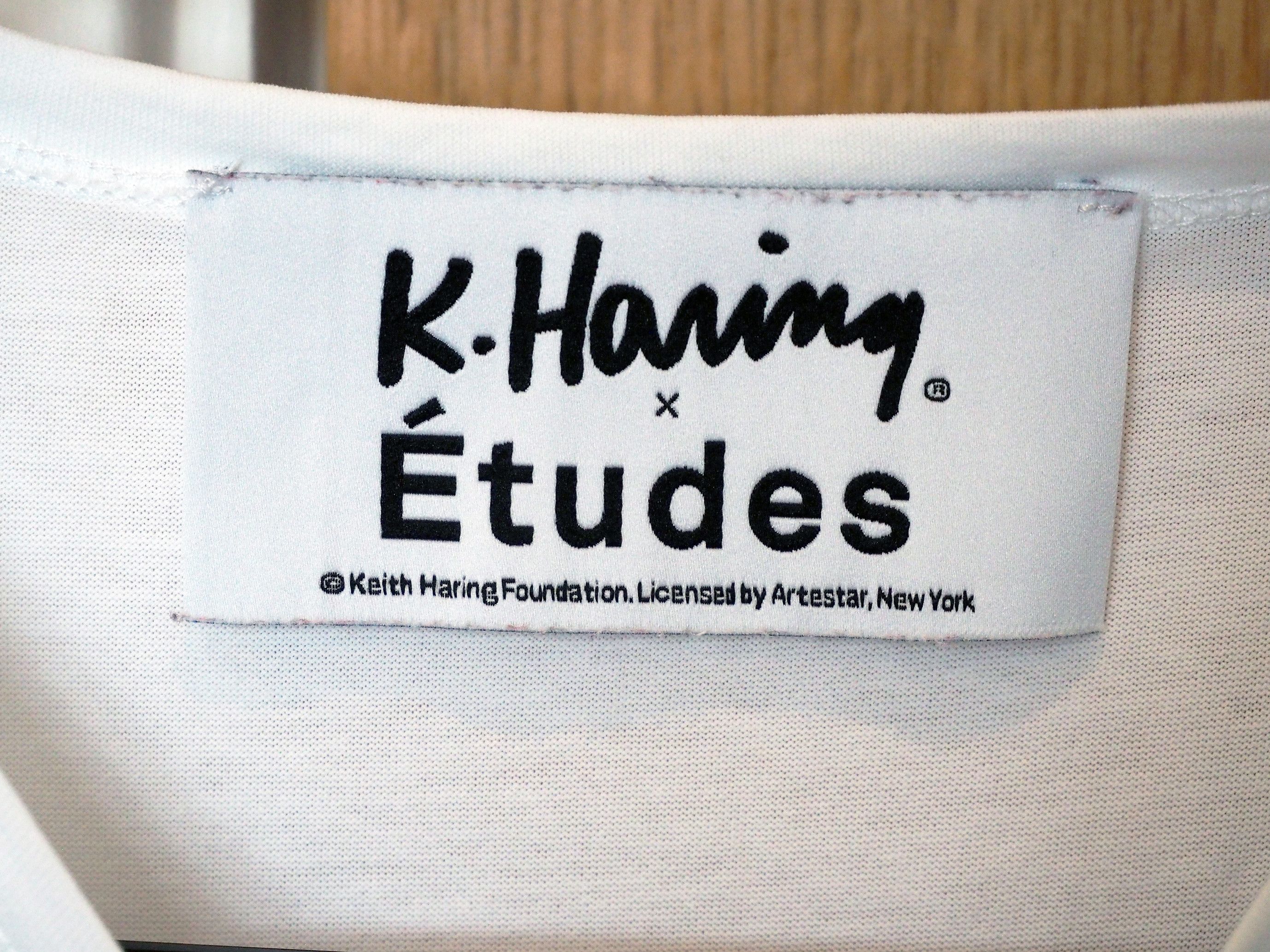 Etudes ÉTUDES x Keith Haring Three Eyed Smiling Face Patch T Shirt Size US L / EU 52-54 / 3 - 3 Thumbnail