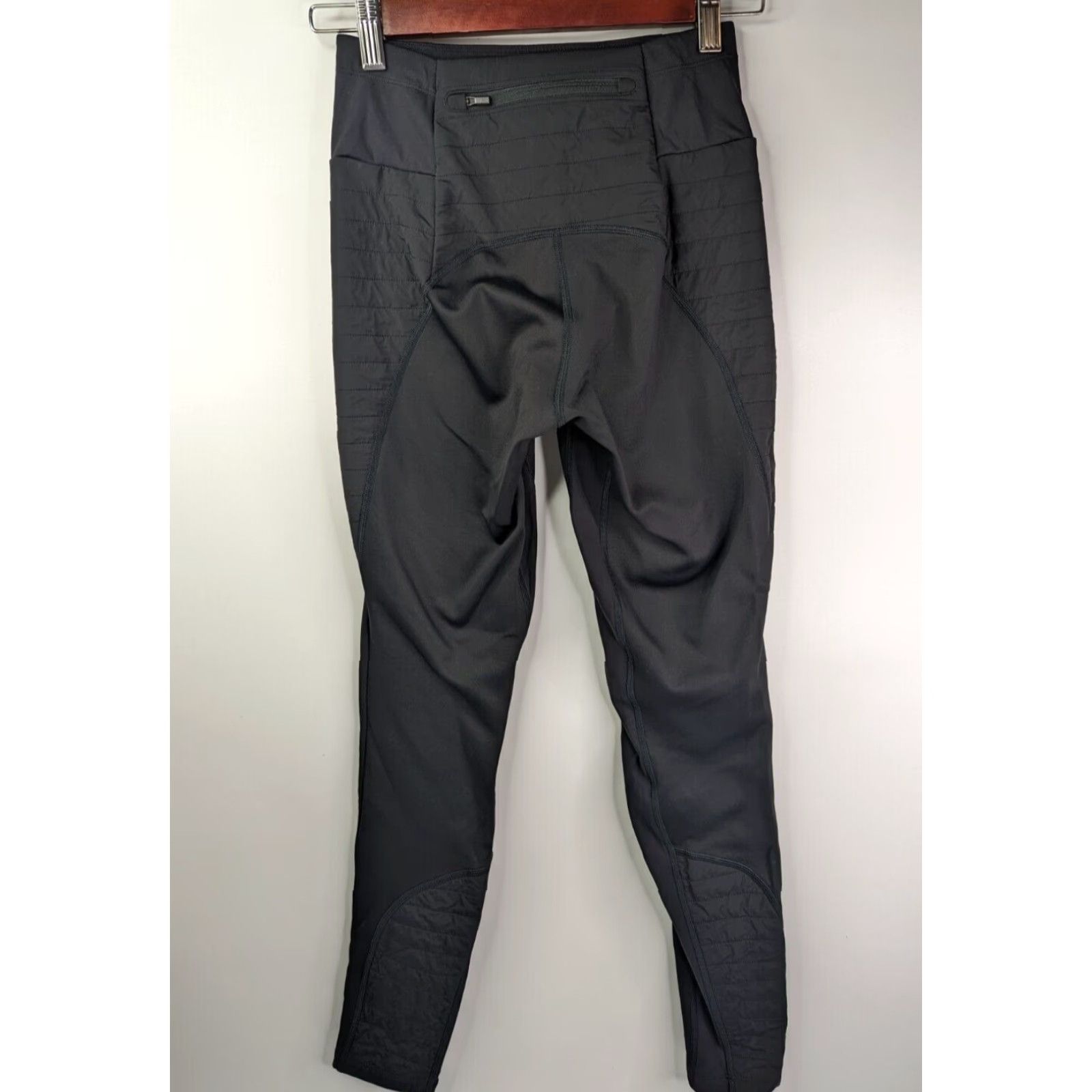 Athleta Athleta Black 2XS Peak Hybrid Fleece Tight Pants Pull On Women Stretch Pockets Activewear Size 24" / US 00 / IT 34 - 4 Thumbnail