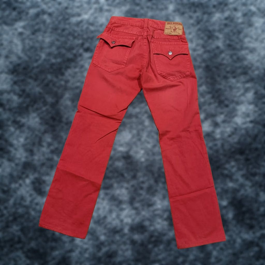 True Religion True Religion Ricky Jeans Mens 30x32 Pink Cotton 5-Pocket Straight Flap Pockets Hemmed 34 to 30 Hemmed Size US 30 / EU 46 - 1 Thumbnail