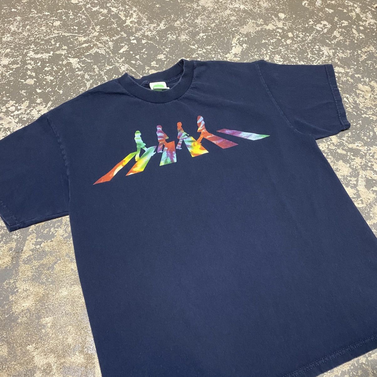 Band Tees × Vintage Vintage The Beatles Abbey Road Rainbow Apple Tour Tshirt Size US L / EU 52-54 / 3 - 8 Thumbnail